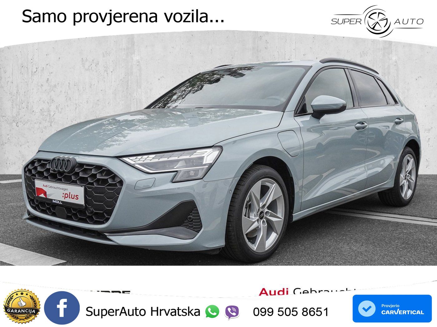 Audi A3 Sportback 40 TFSI e (204 KS) Plug-in Hybrid S tronic advanced LED+GR SJED+ACC