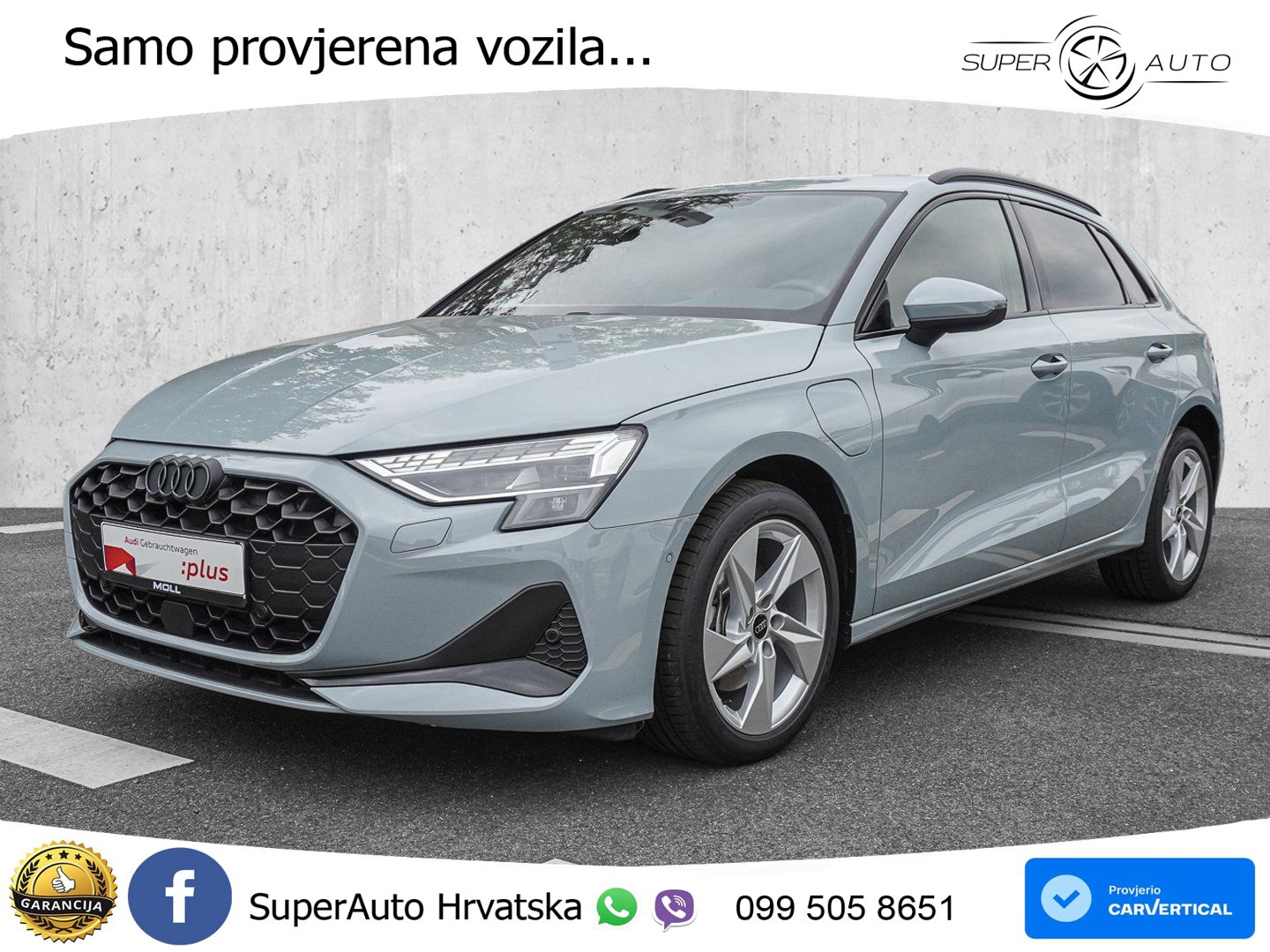 Audi A3 Sportback 40 TFSI e (204 KS) Plug-in Hybrid S tronic advanced LED+GR SJED+ACC