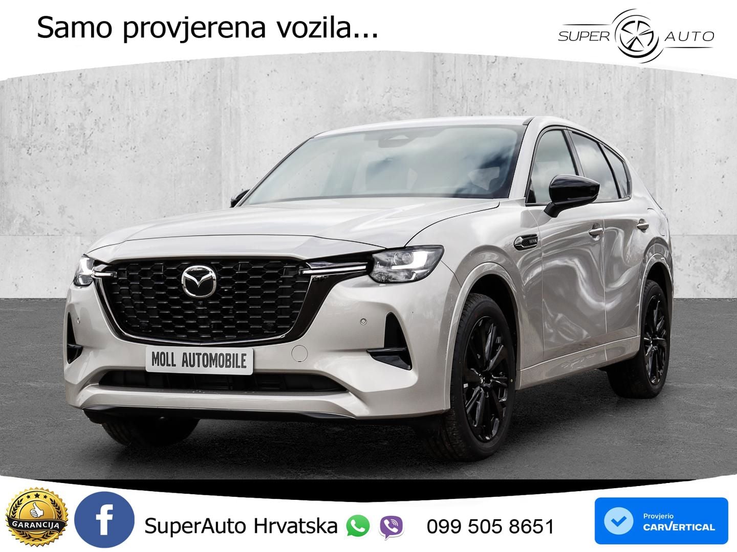 Mazda CX-60 3.3 e-Skyactiv D (254 KS) AWD Automatic LED+GR SJED+ACC