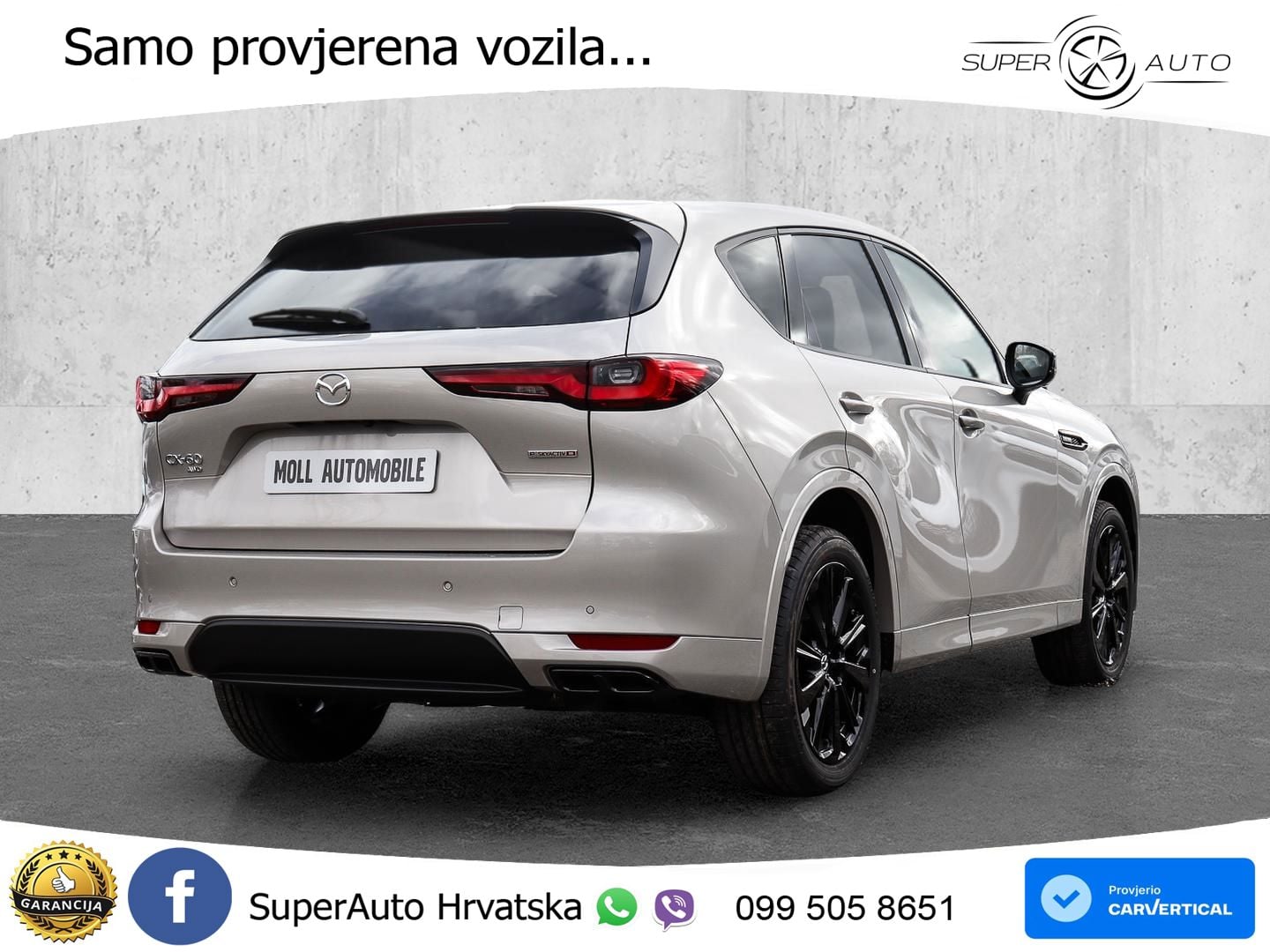 Mazda CX-60 3.3 e-Skyactiv D (254 KS) AWD Automatic LED+GR SJED+ACC
