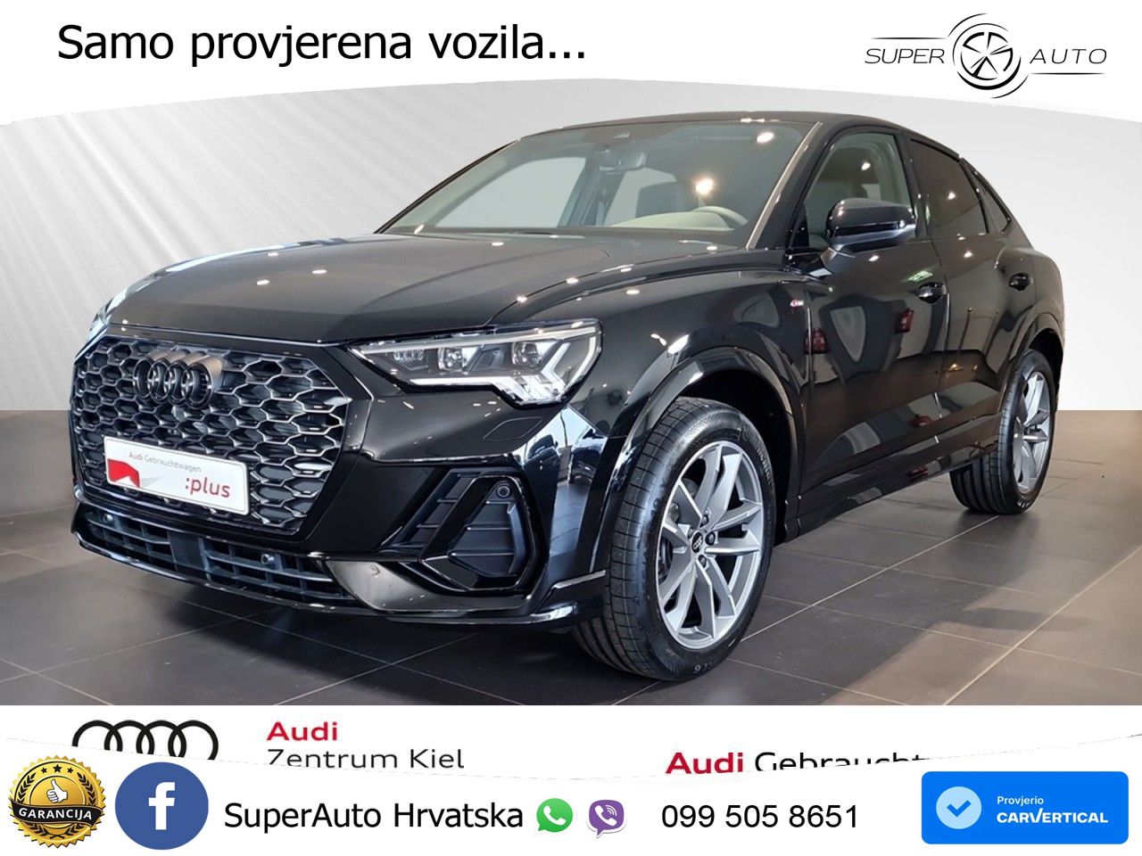 Audi Q3 II Sportback 35 TFSI (150 KS) S tronic S line MATRIX+GR SJED+KAM