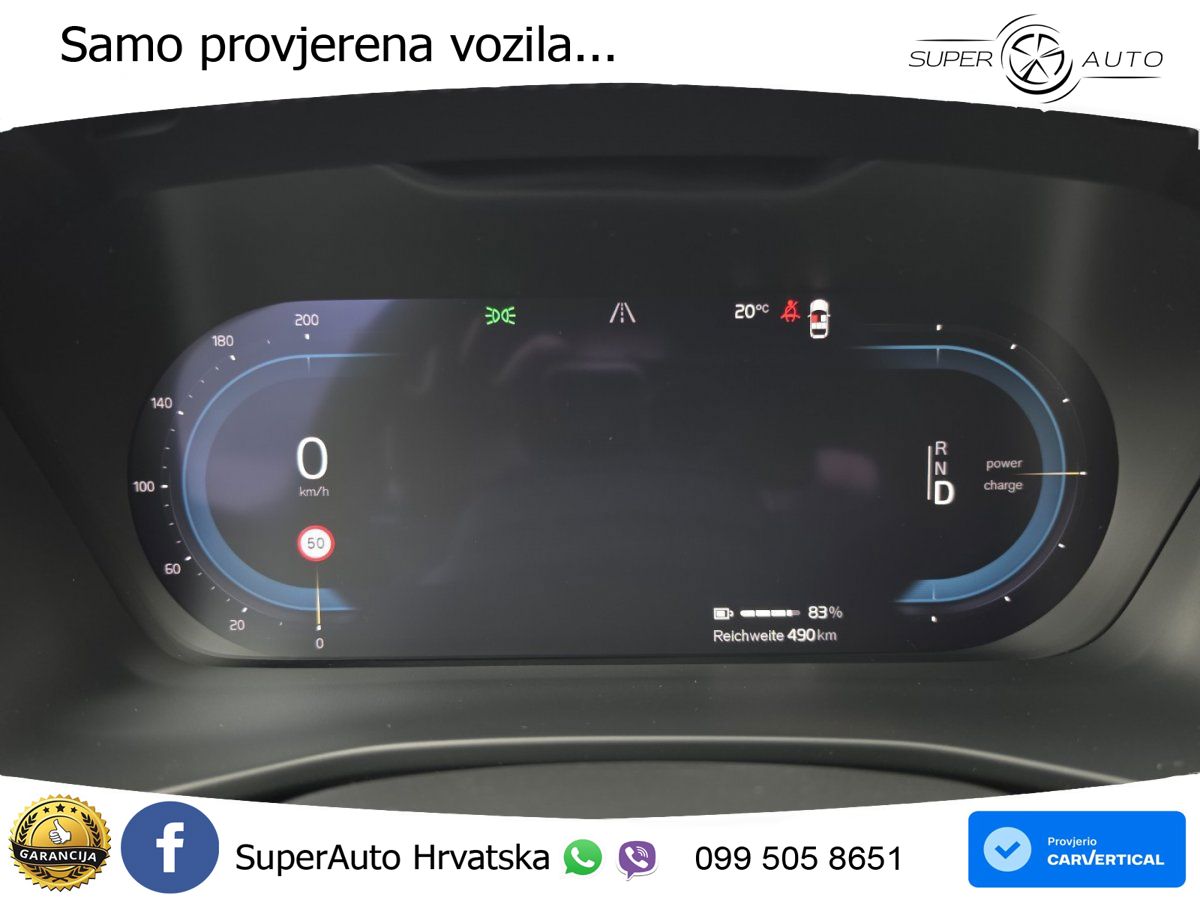 Volvo XC40 Recharge 82 kWh 252 KS Single Motor Extended Range
