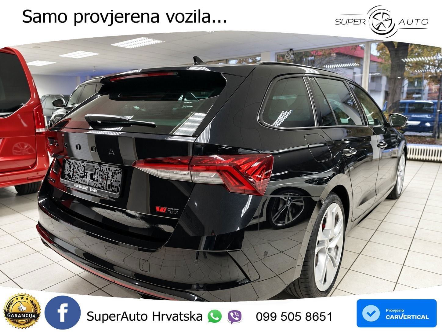 Škoda Octavia Combi RS 2.0 TDI (200 KS) DSG MATRIX+GR SJED+KAM