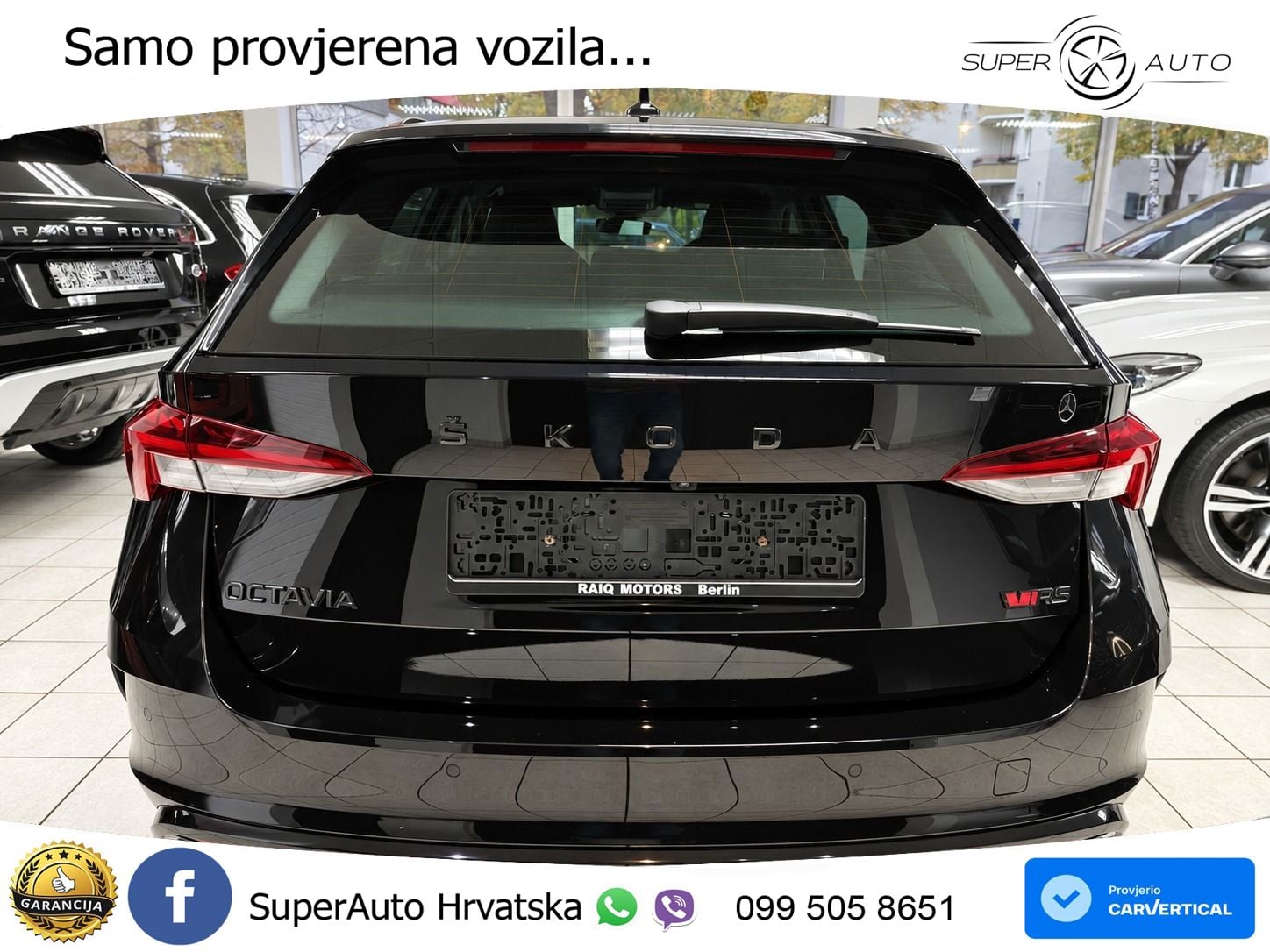 Škoda Octavia Combi RS 2.0 TDI (200 KS) DSG MATRIX+GR SJED+KAM