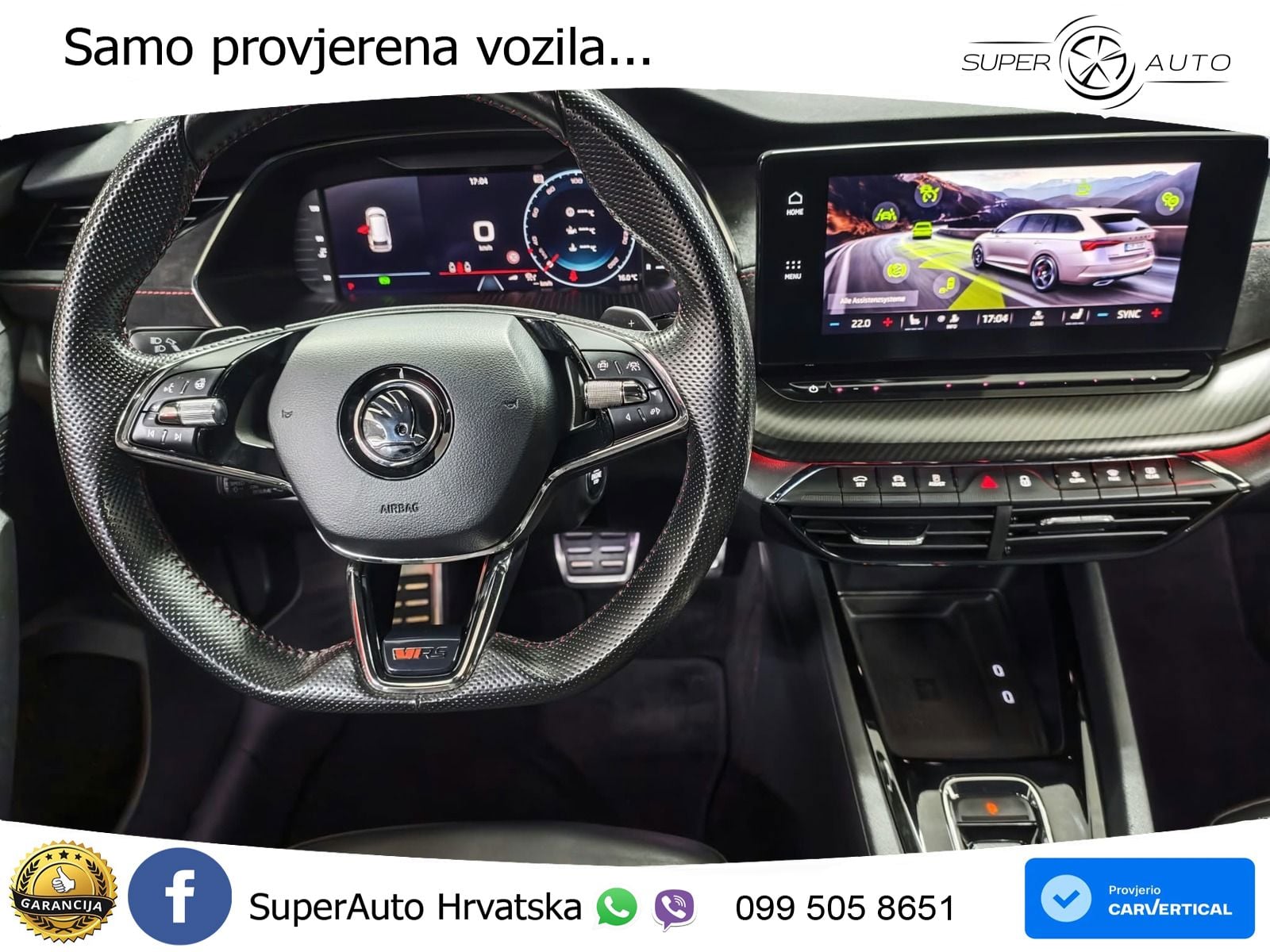 Škoda Octavia Combi RS 2.0 TDI (200 KS) DSG MATRIX+GR SJED+KAM
