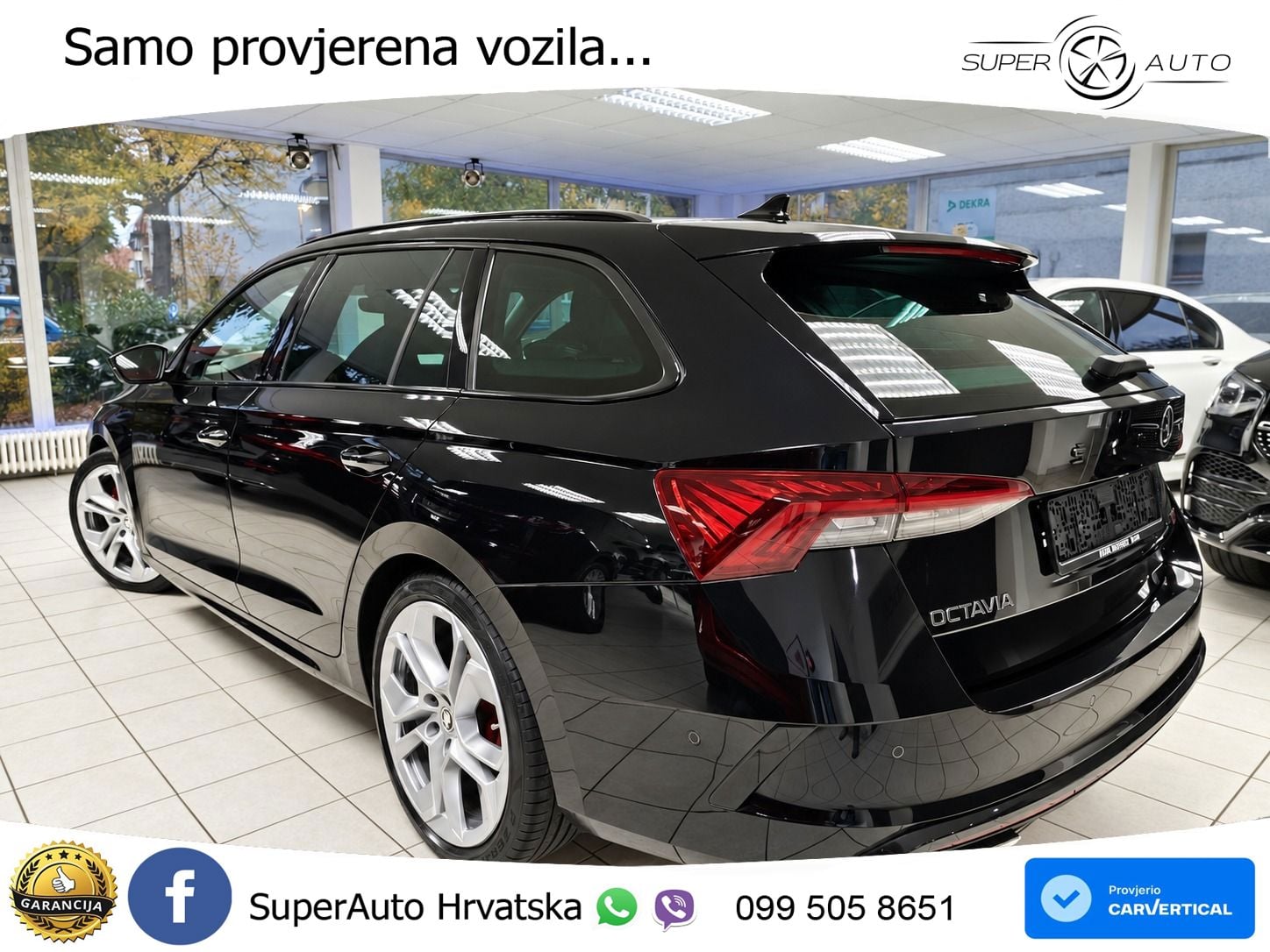 Škoda Octavia Combi RS 2.0 TDI (200 KS) DSG MATRIX+GR SJED+KAM