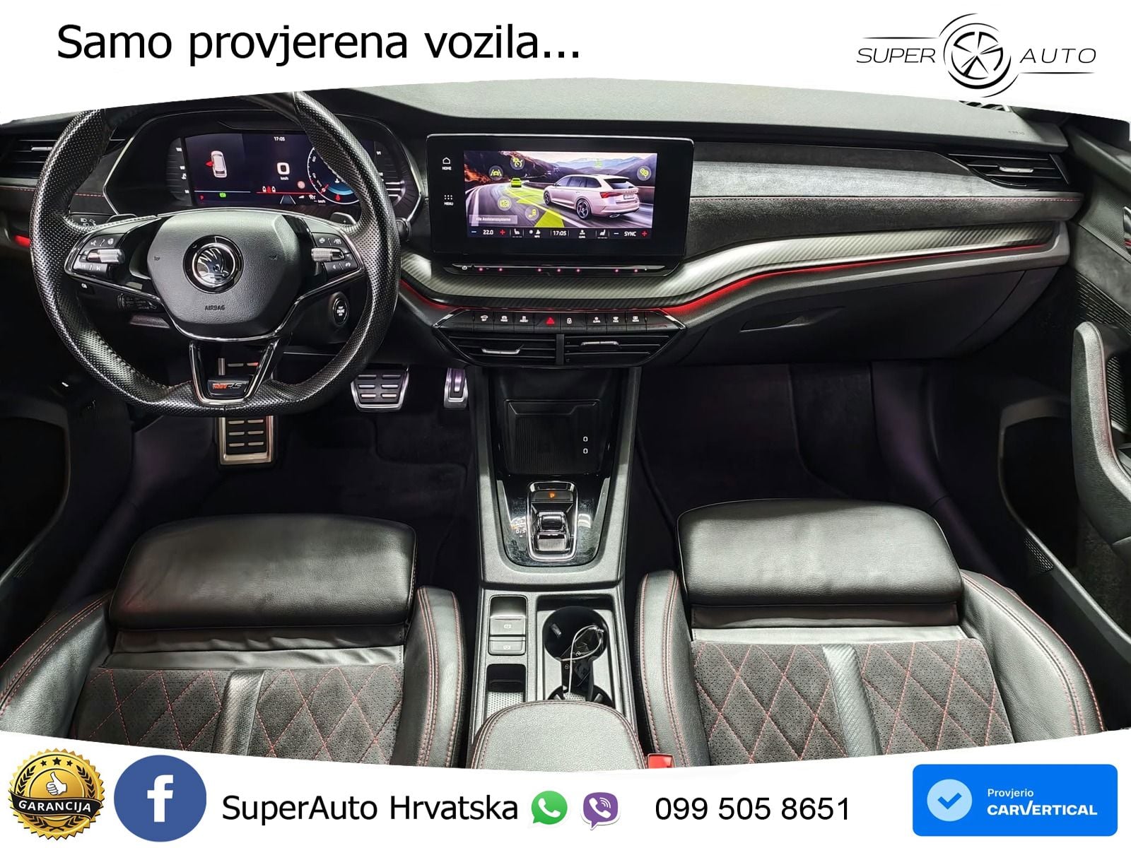 Škoda Octavia Combi RS 2.0 TDI (200 KS) DSG MATRIX+GR SJED+KAM