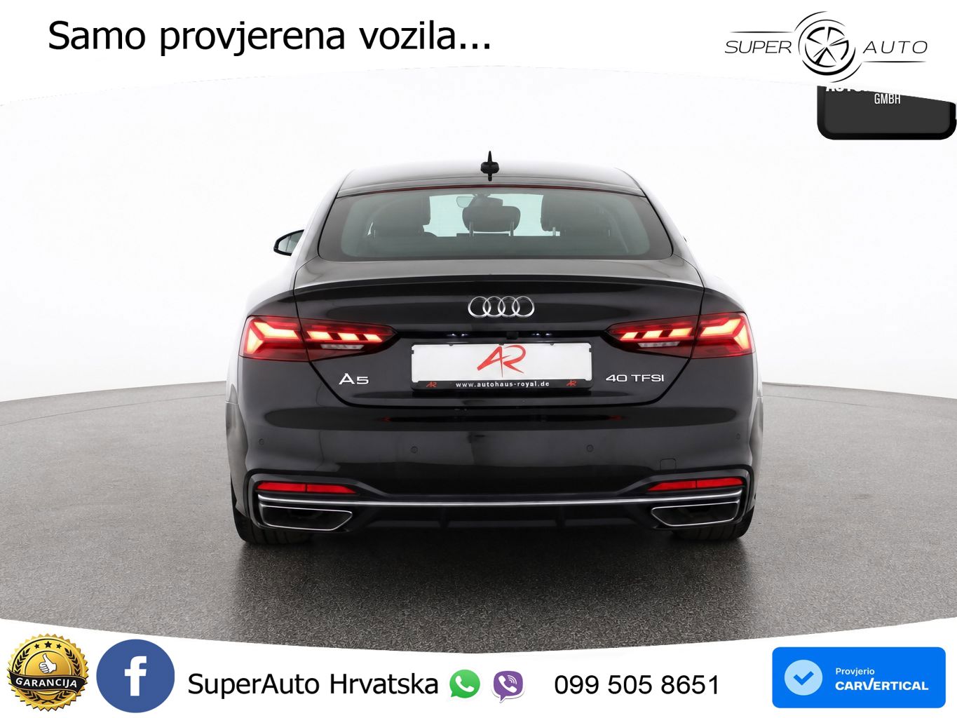 Audi A5 Sportback  40 TFSI (204 KS) S tronic S line MATRIX+GR SJED+KAM