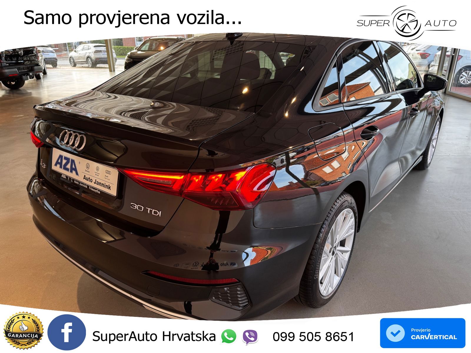 Audi A3 Limuzina 35 TDI (150 KS) S tronic advanced