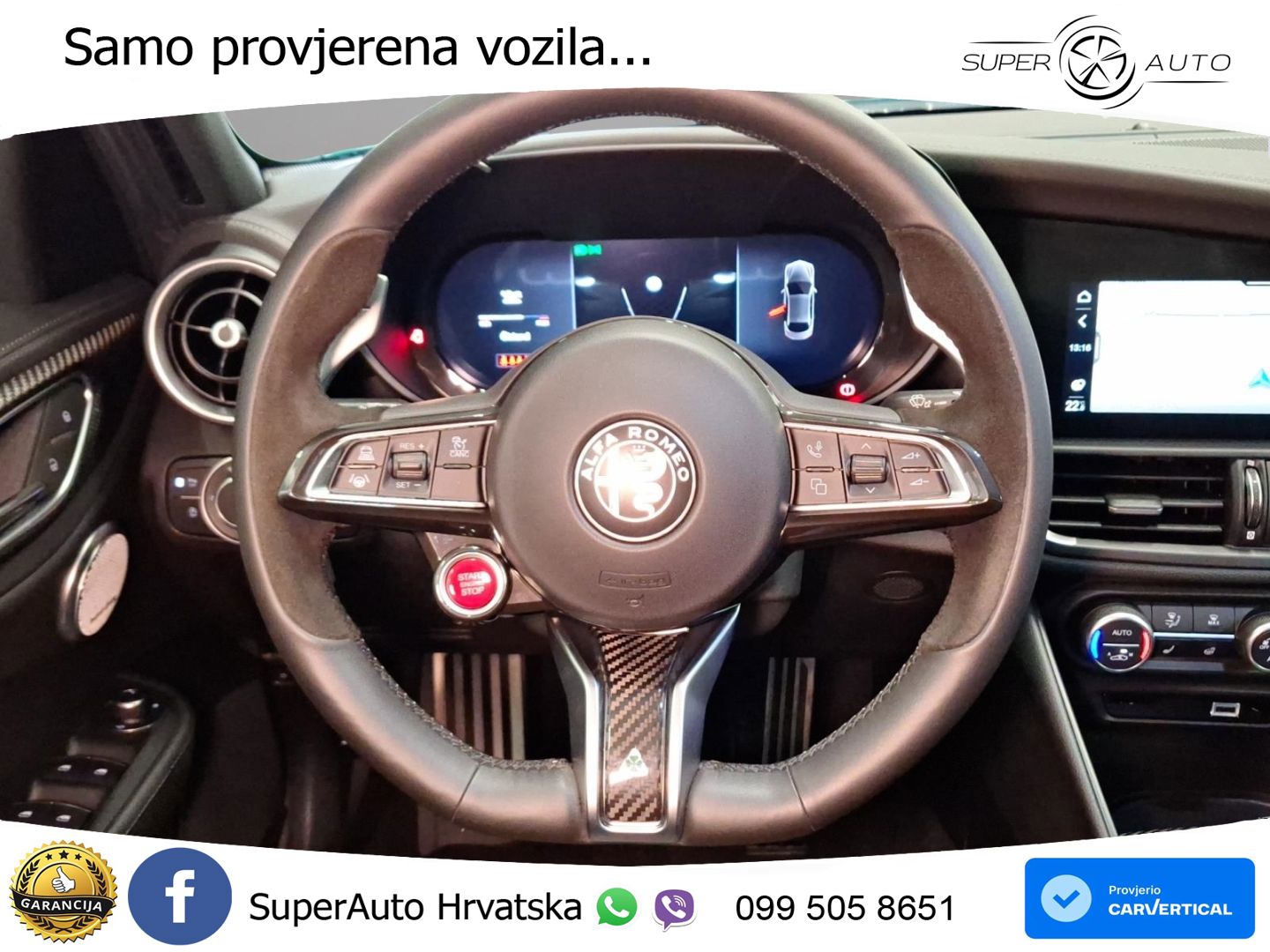 Alfa Romeo Giulia Quadrifoglio 2.9 V6 Bi-Turbo (520 KS) Automatic LED+GR SJED+ACC