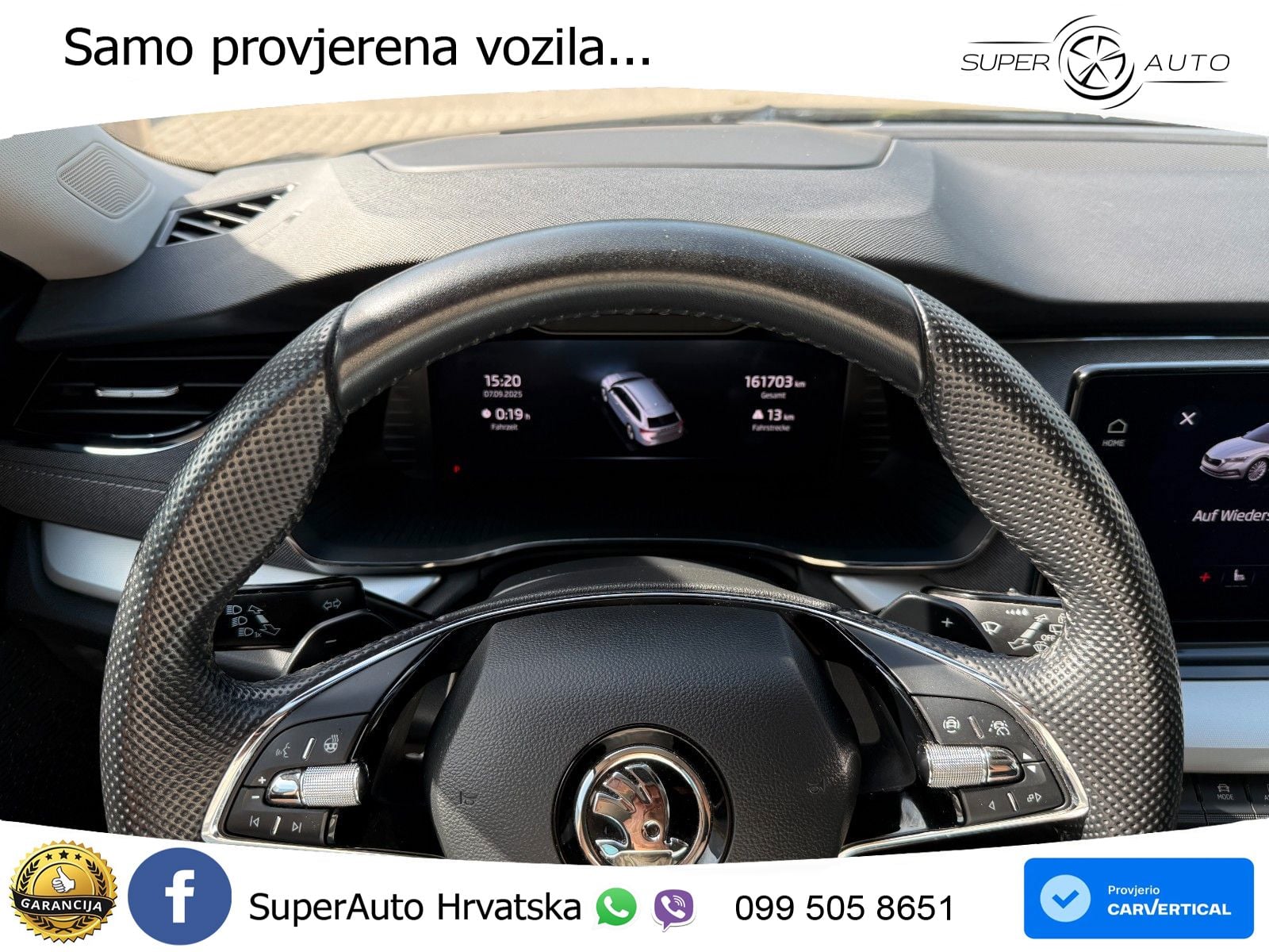 Škoda Octavia Combi 2.0 TDI (150 KS) DSG LED+GR SJED+ACC