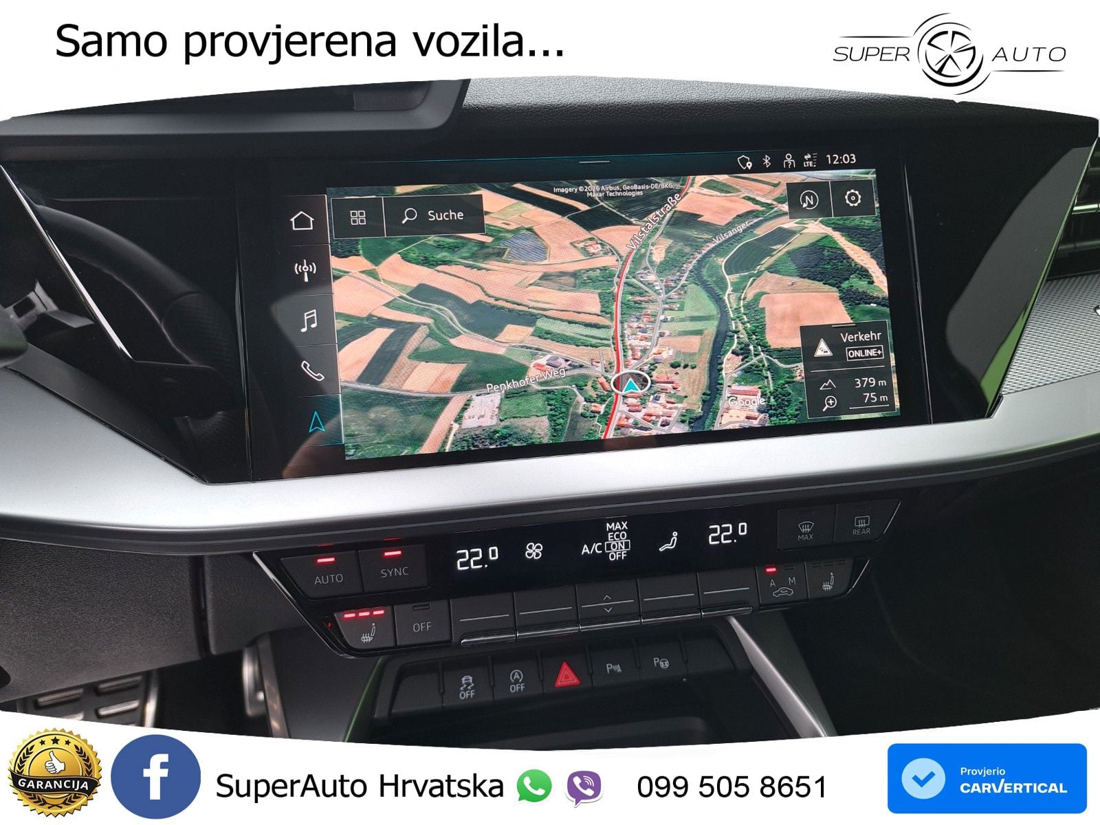 Audi A3 Limuzina 35 TFSI (150 KS) S tronic MATRIX+GR SJED+KAM