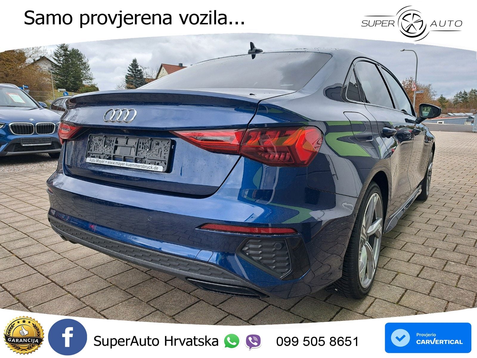 Audi A3 Limuzina 35 TFSI (150 KS) S tronic MATRIX+GR SJED+KAM