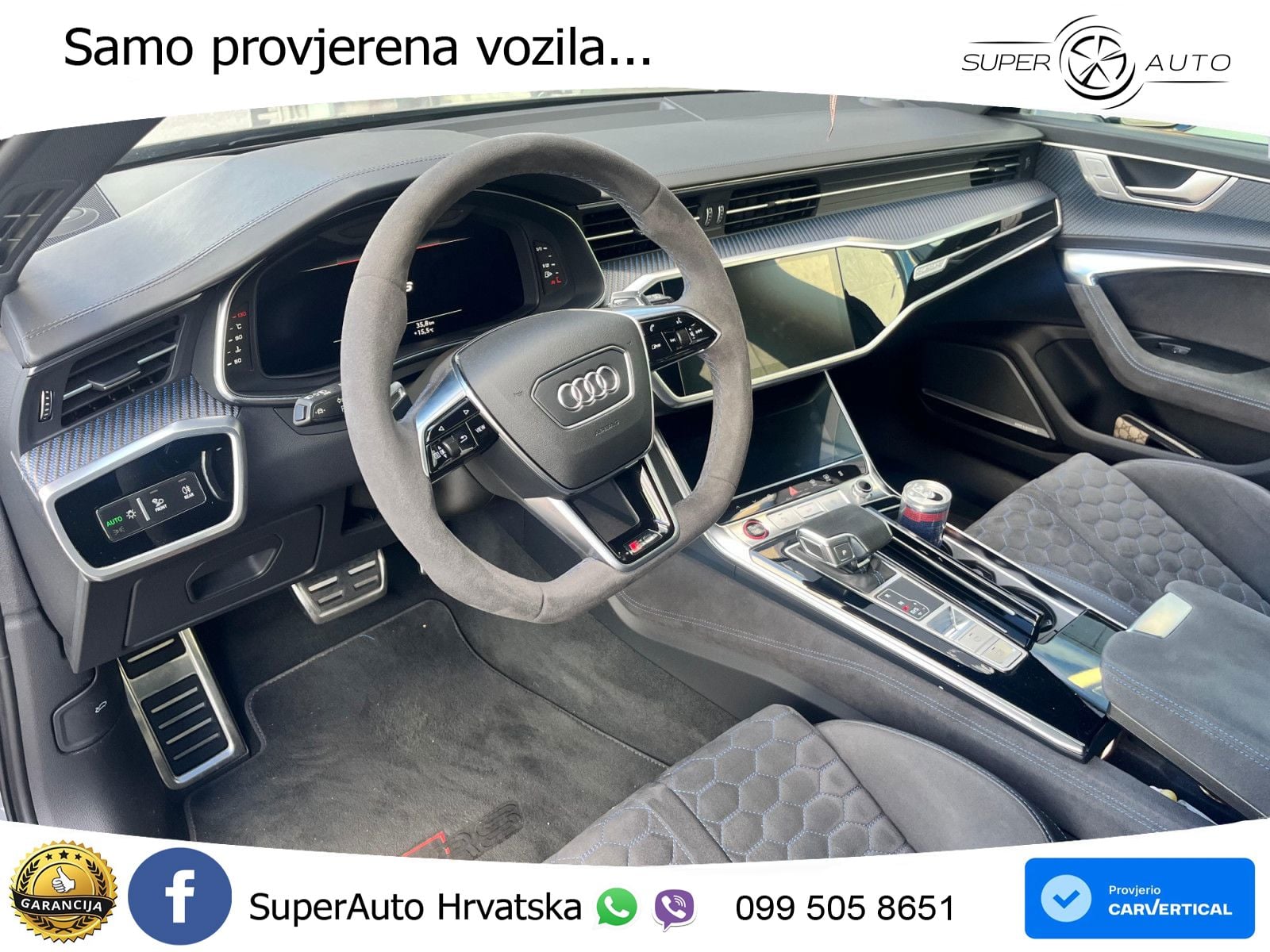 Audi RS6 Avant 4.0 TFSI V8 performance (630 KS)  quattro tiptronic LED+GR SJED+ACC