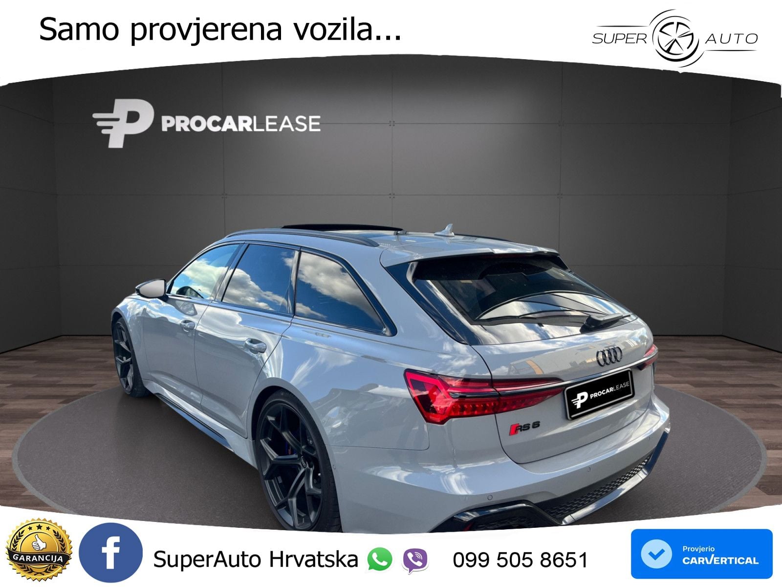Audi RS6 Avant 4.0 TFSI V8 performance (630 KS)  quattro tiptronic LED+GR SJED+ACC
