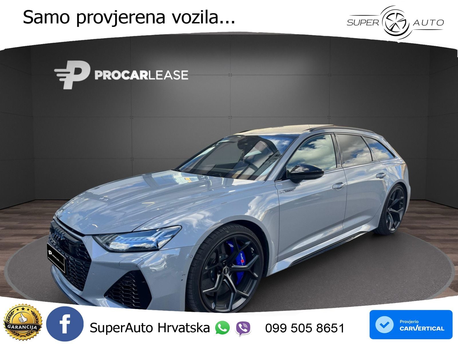 Audi RS6 Avant 4.0 TFSI V8 performance (630 KS)  quattro tiptronic LED+GR SJED+ACC