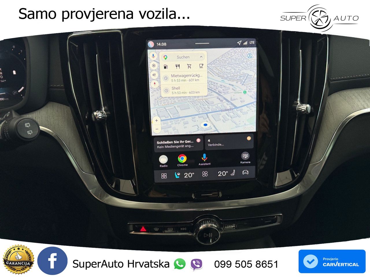 Volvo V60 2.0 B4 Benzin DCT ACC+HEAD+4xGR SJED+360+PANO