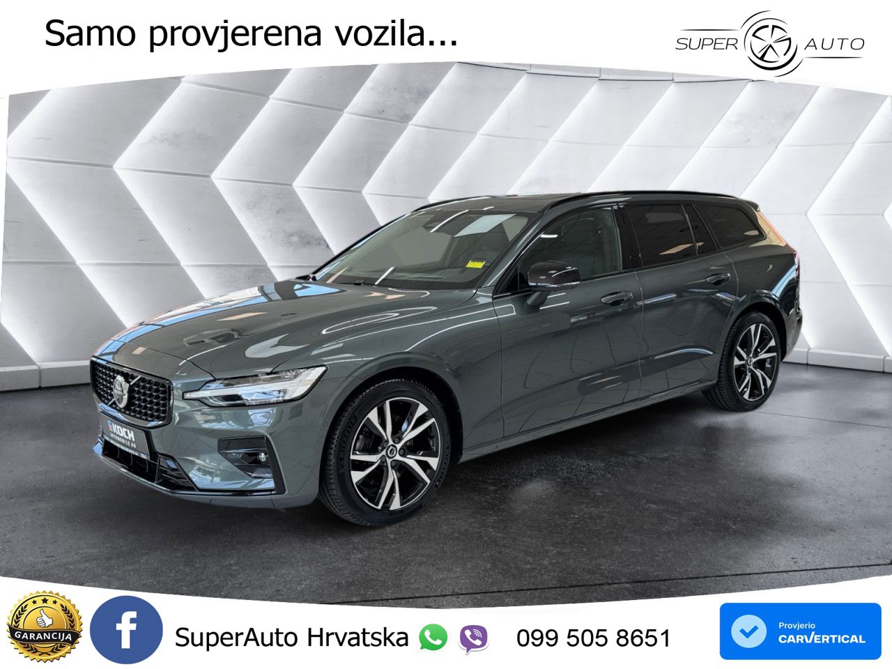 Volvo V60 2.0 B4 Benzin DCT ACC+HEAD+4xGR SJED+360+PANO