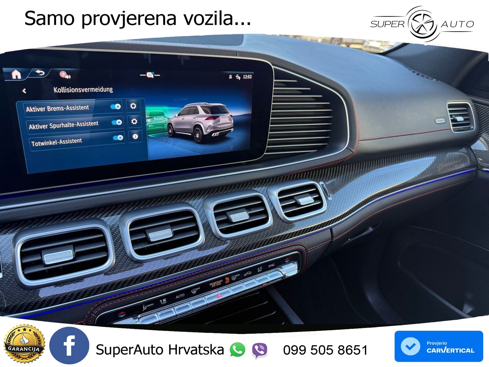 Mercedes AMG GLE 53 (435 KS) EQ Boost 4MATIC+ AMG SPEEDSHIFT TCT 9G ACC+HEAD+GR SJED+360+PANO