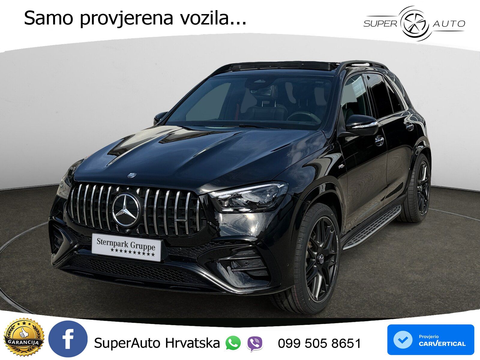 Mercedes AMG GLE 53 (435 KS) EQ Boost 4MATIC+ AMG SPEEDSHIFT TCT 9G ACC+HEAD+GR SJED+360+PANO