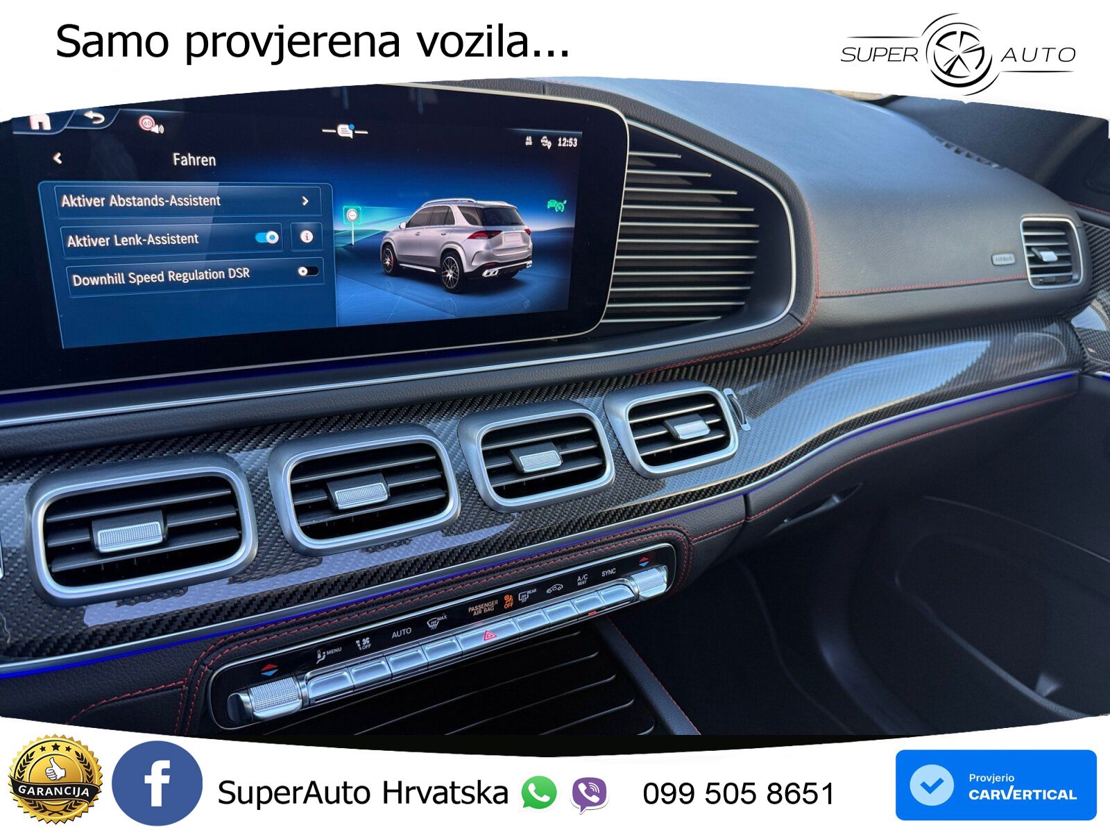 Mercedes AMG GLE 53 (435 KS) EQ Boost 4MATIC+ AMG SPEEDSHIFT TCT 9G ACC+HEAD+GR SJED+360+PANO