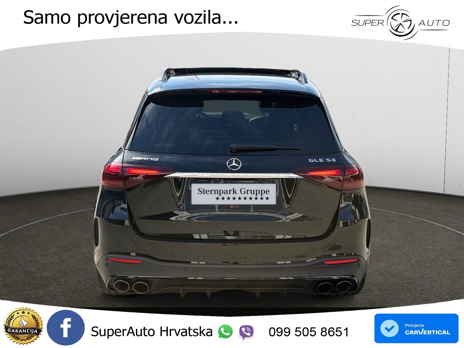 Mercedes AMG GLE 53 (435 KS) EQ Boost 4MATIC+ AMG SPEEDSHIFT TCT 9G ACC+HEAD+GR SJED+360+PANO