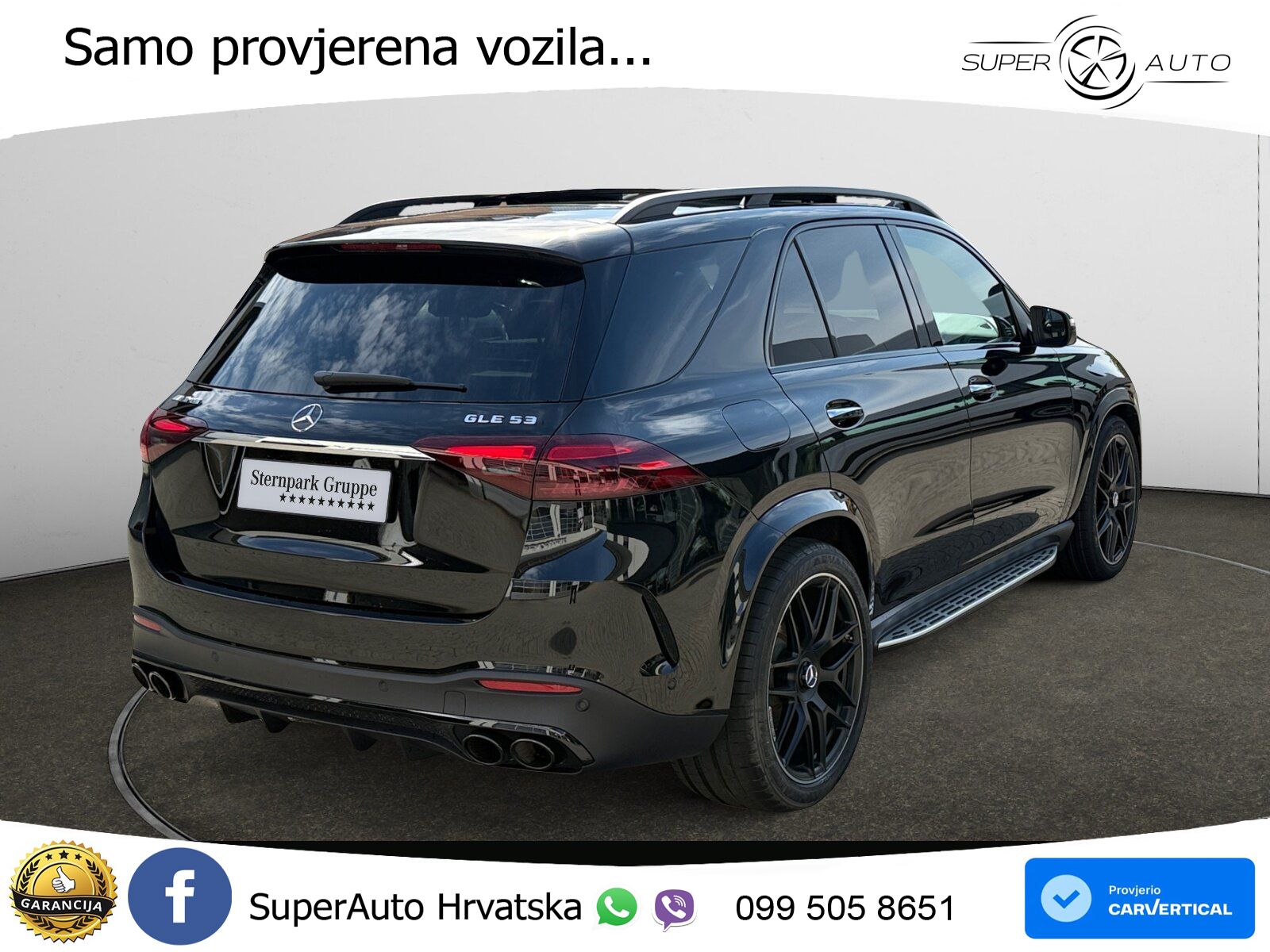 Mercedes AMG GLE 53 (435 KS) EQ Boost 4MATIC+ AMG SPEEDSHIFT TCT 9G ACC+HEAD+GR SJED+360+PANO