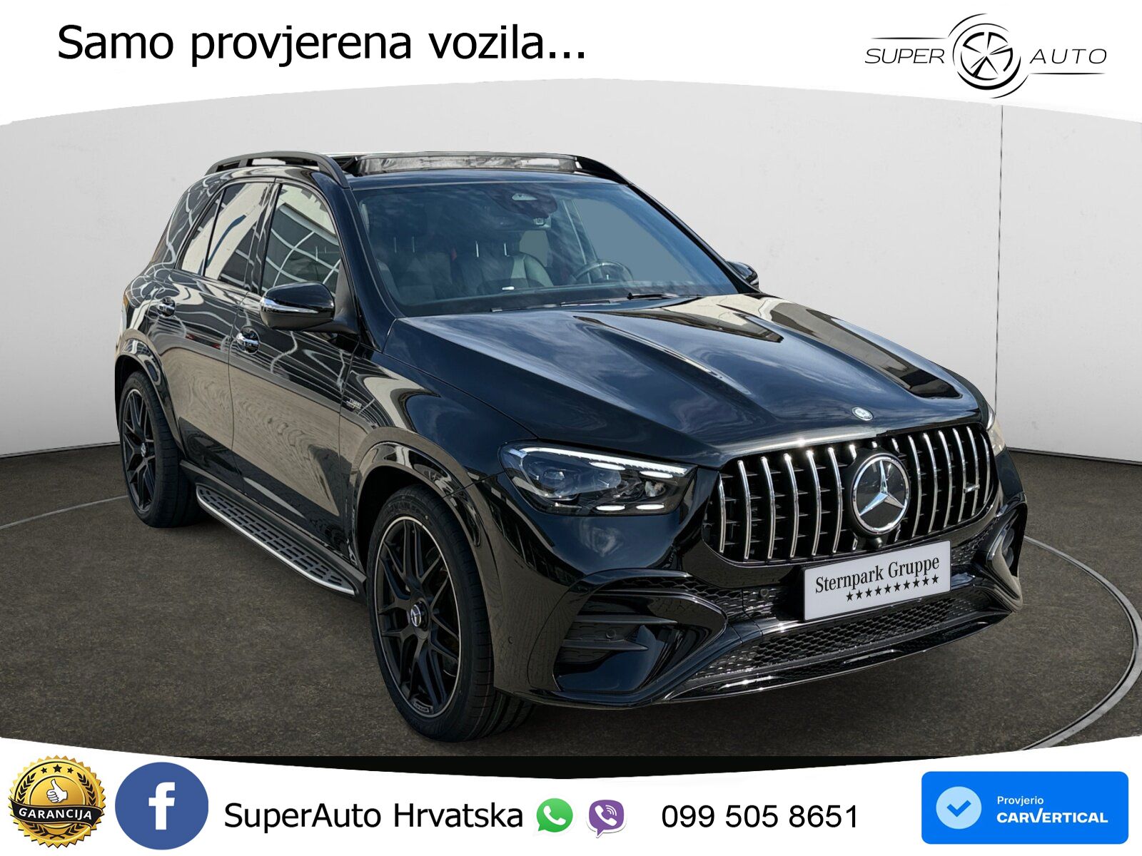 Mercedes AMG GLE 53 (435 KS) EQ Boost 4MATIC+ AMG SPEEDSHIFT TCT 9G ACC+HEAD+GR SJED+360+PANO