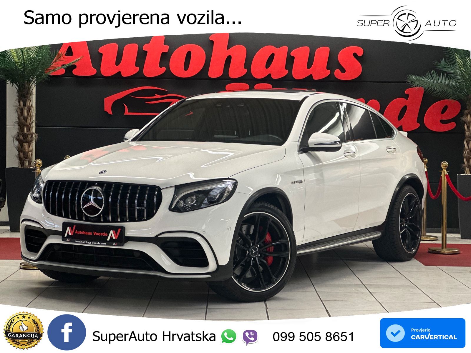 Mercedes GLC Coupe AMG 63 S V8 (510 KS) 4MATIC+ MCT LED+GR SJED+ACC