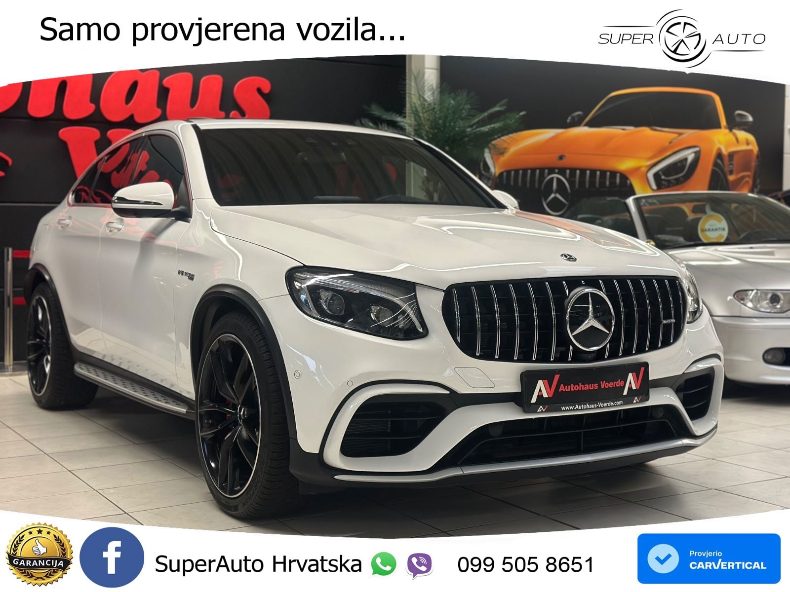 Mercedes GLC Coupe AMG 63 S V8 (510 KS) 4MATIC+ MCT LED+GR SJED+ACC