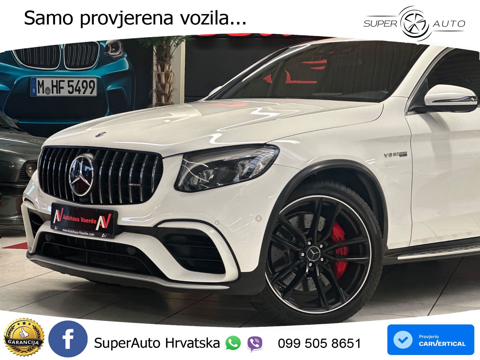 Mercedes GLC Coupe AMG 63 S V8 (510 KS) 4MATIC+ MCT LED+GR SJED+ACC