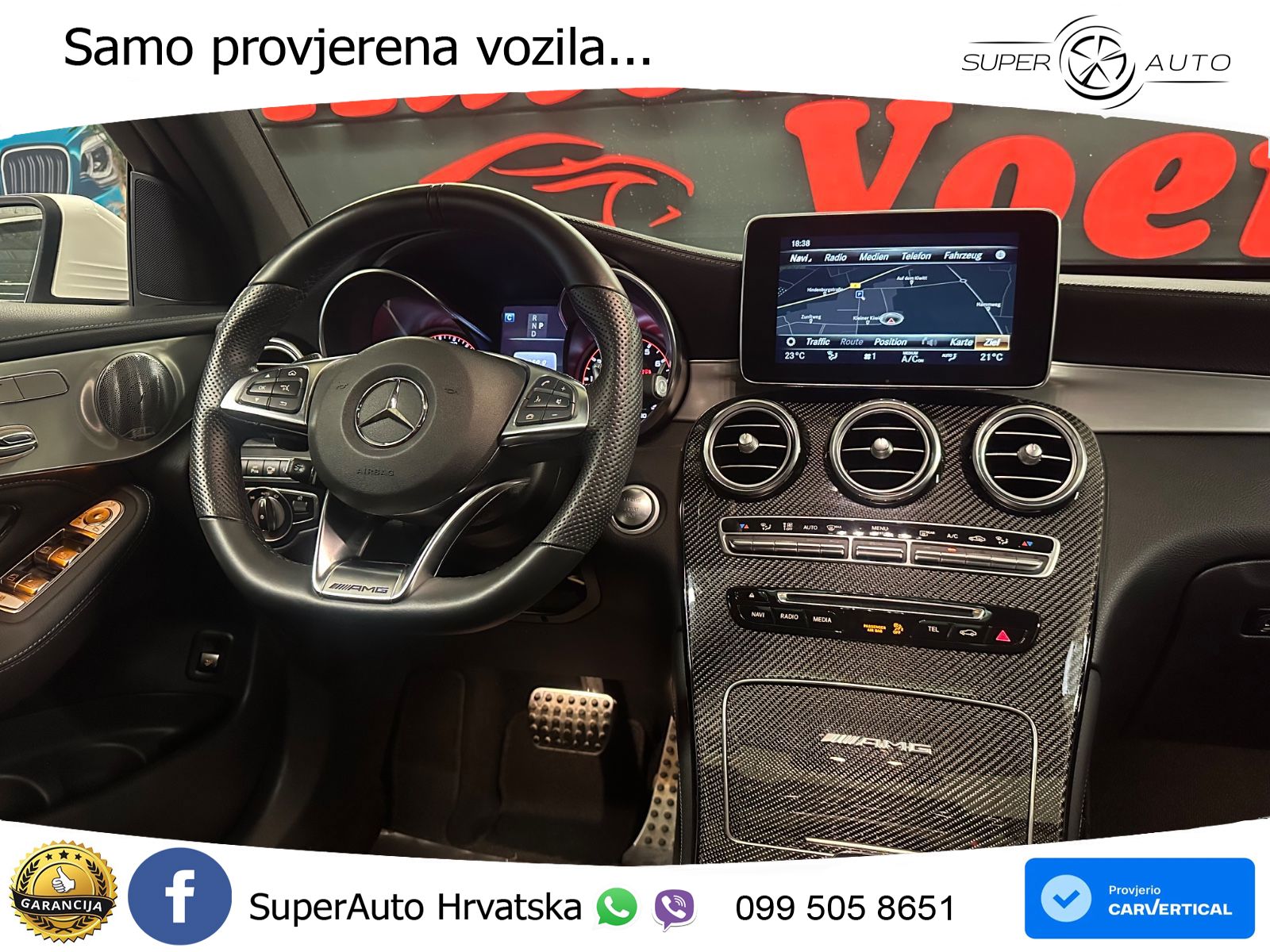 Mercedes GLC Coupe AMG 63 S V8 (510 KS) 4MATIC+ MCT LED+GR SJED+ACC