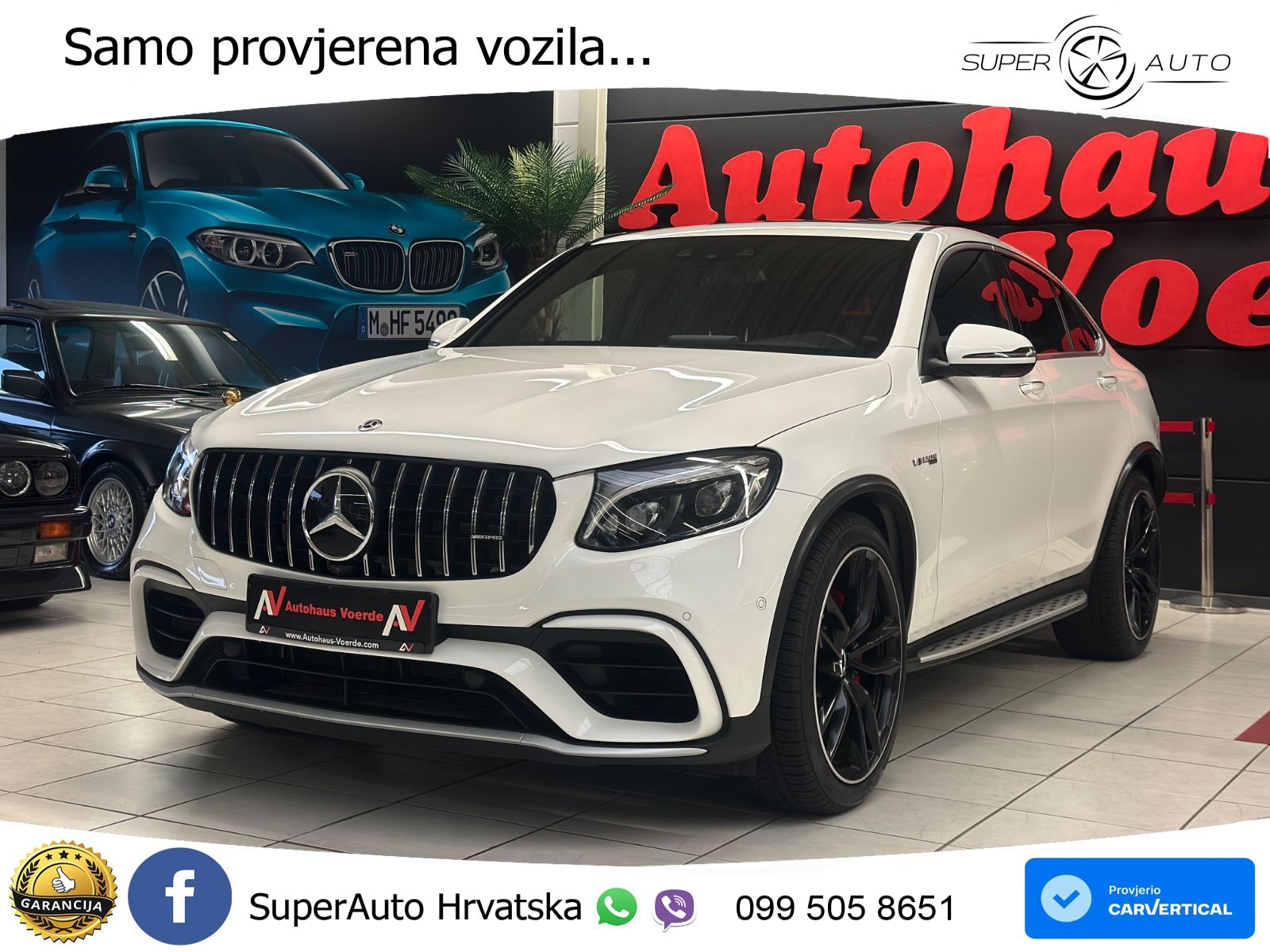 Mercedes GLC Coupe AMG 63 S V8 (510 KS) 4MATIC+ MCT LED+GR SJED+ACC