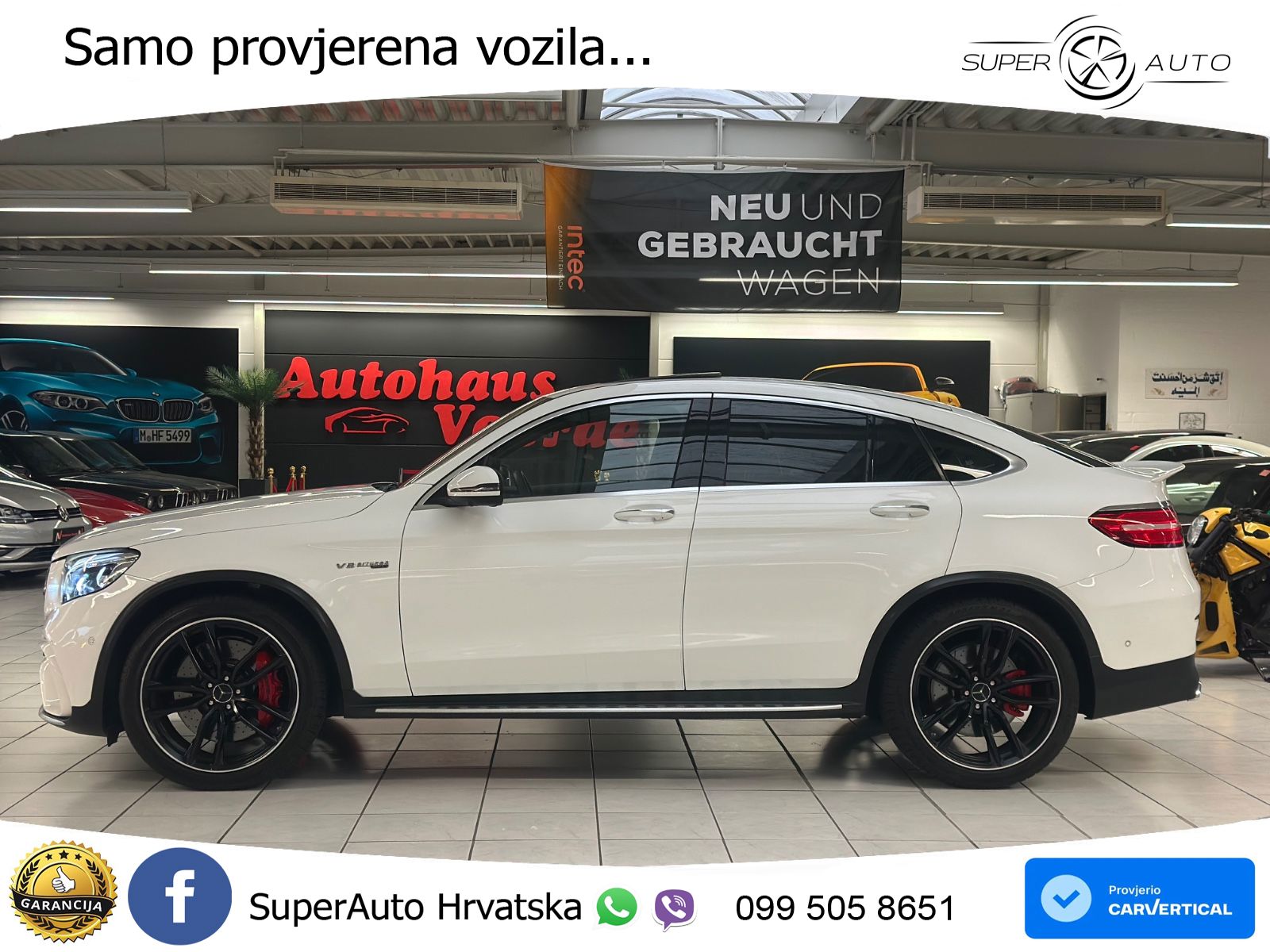 Mercedes GLC Coupe AMG 63 S V8 (510 KS) 4MATIC+ MCT LED+GR SJED+ACC