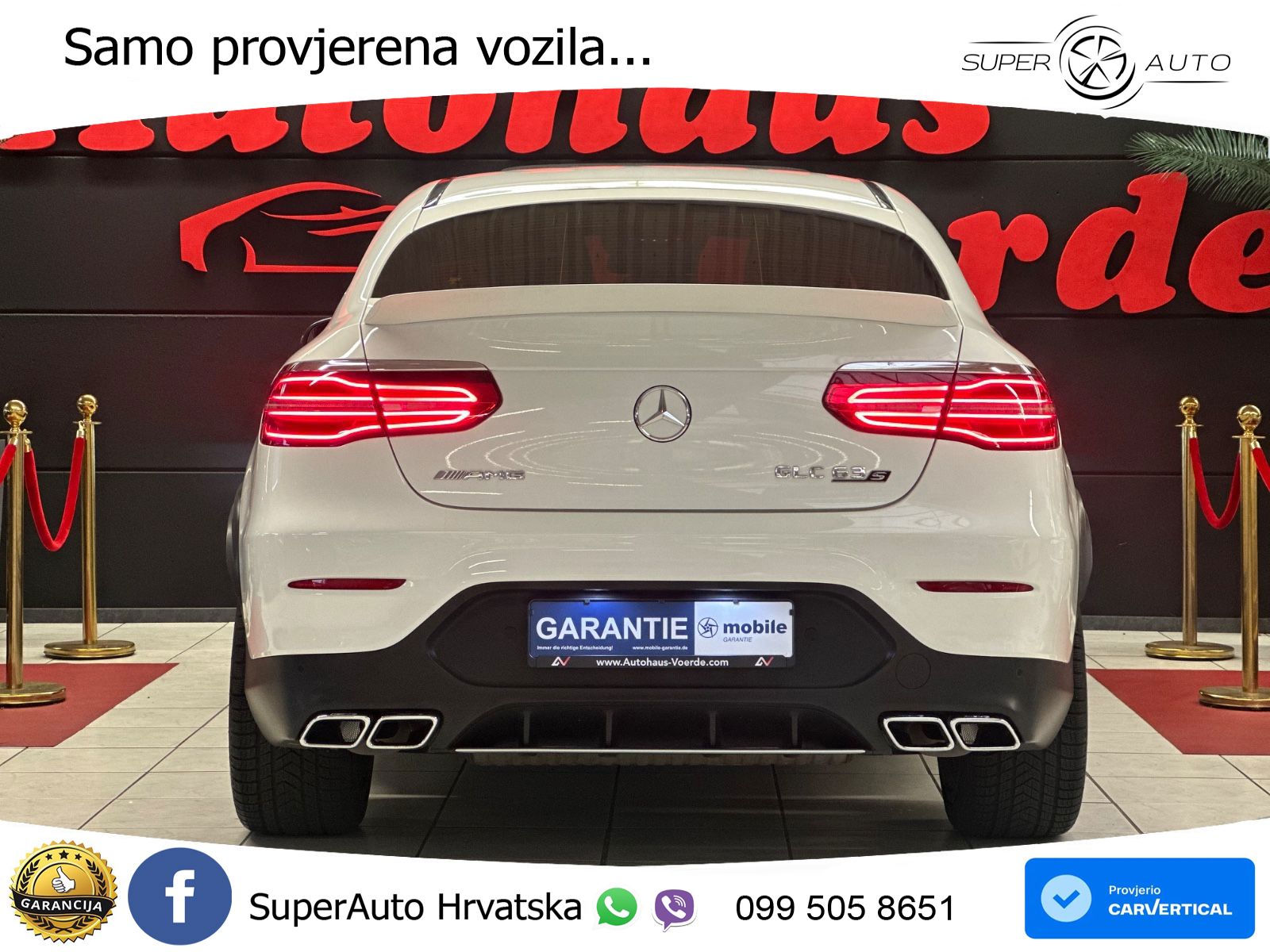 Mercedes GLC Coupe AMG 63 S V8 (510 KS) 4MATIC+ MCT LED+GR SJED+ACC