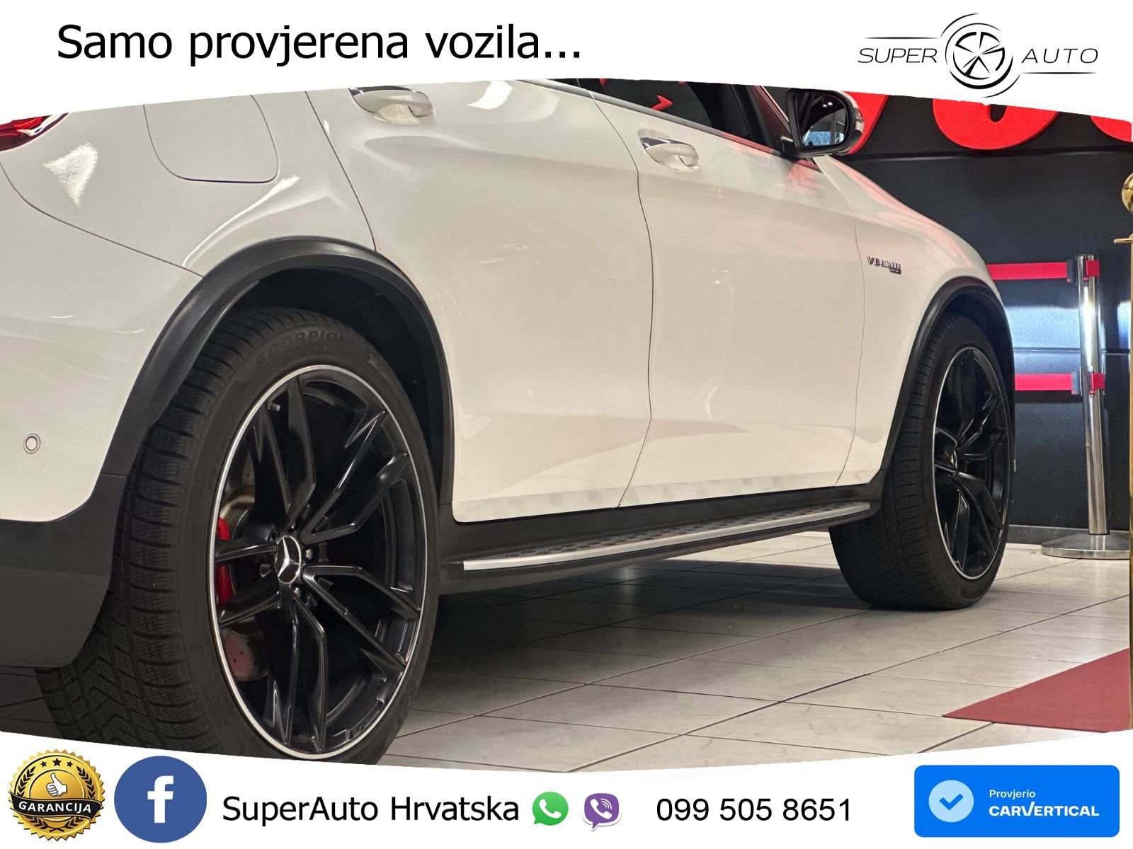 Mercedes GLC Coupe AMG 63 S V8 (510 KS) 4MATIC+ MCT LED+GR SJED+ACC