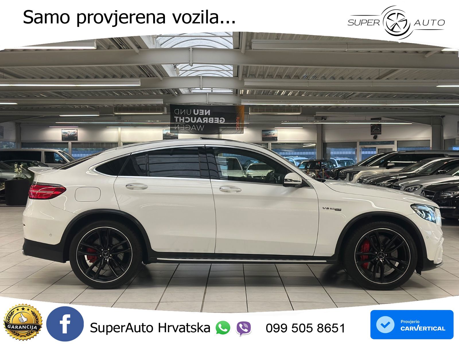 Mercedes GLC Coupe AMG 63 S V8 (510 KS) 4MATIC+ MCT LED+GR SJED+ACC