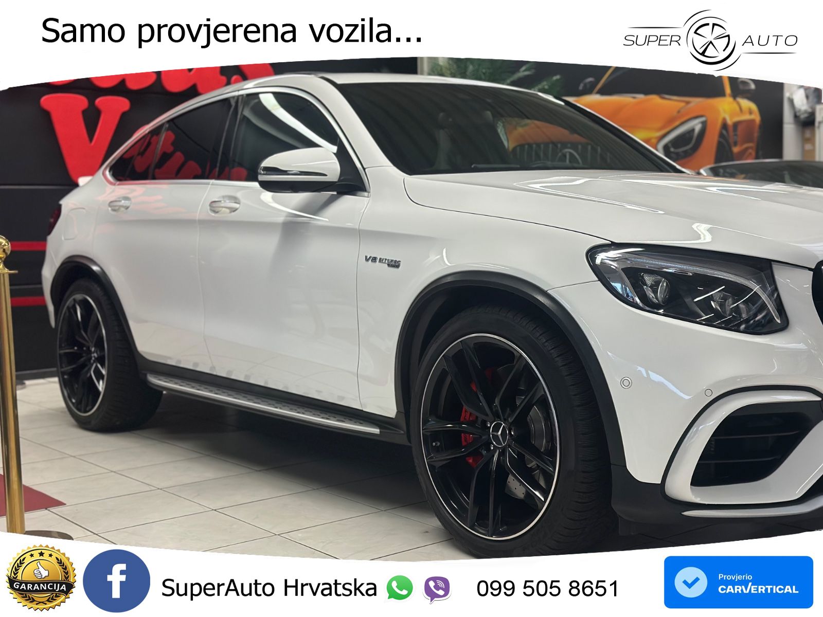 Mercedes GLC Coupe AMG 63 S V8 (510 KS) 4MATIC+ MCT LED+GR SJED+ACC