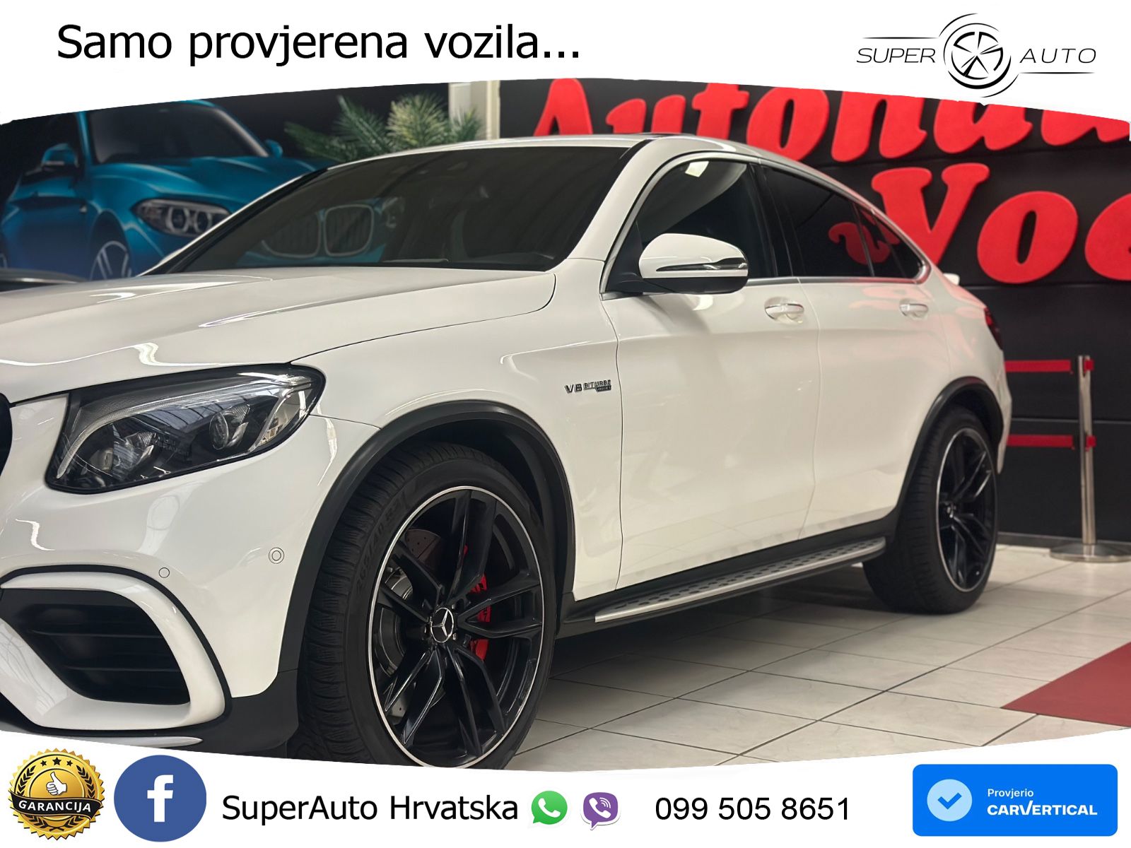 Mercedes GLC Coupe AMG 63 S V8 (510 KS) 4MATIC+ MCT LED+GR SJED+ACC