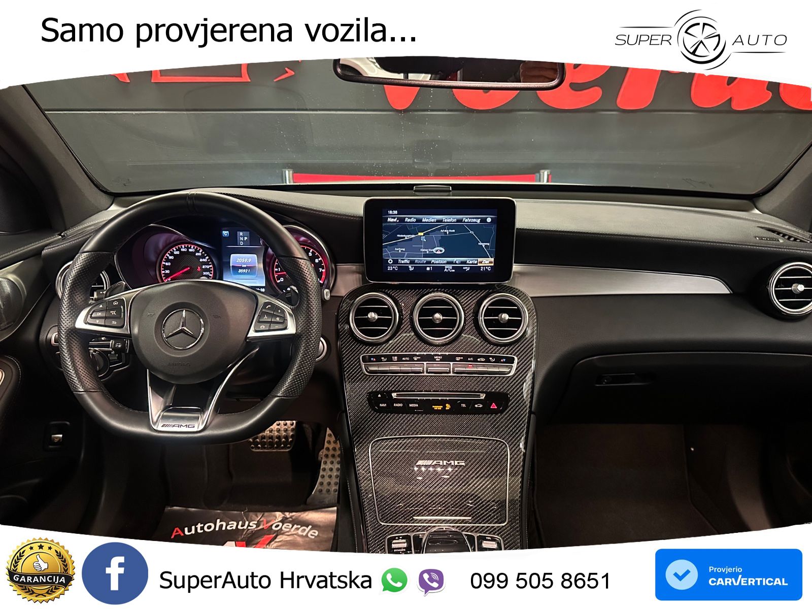 Mercedes GLC Coupe AMG 63 S V8 (510 KS) 4MATIC+ MCT LED+GR SJED+ACC