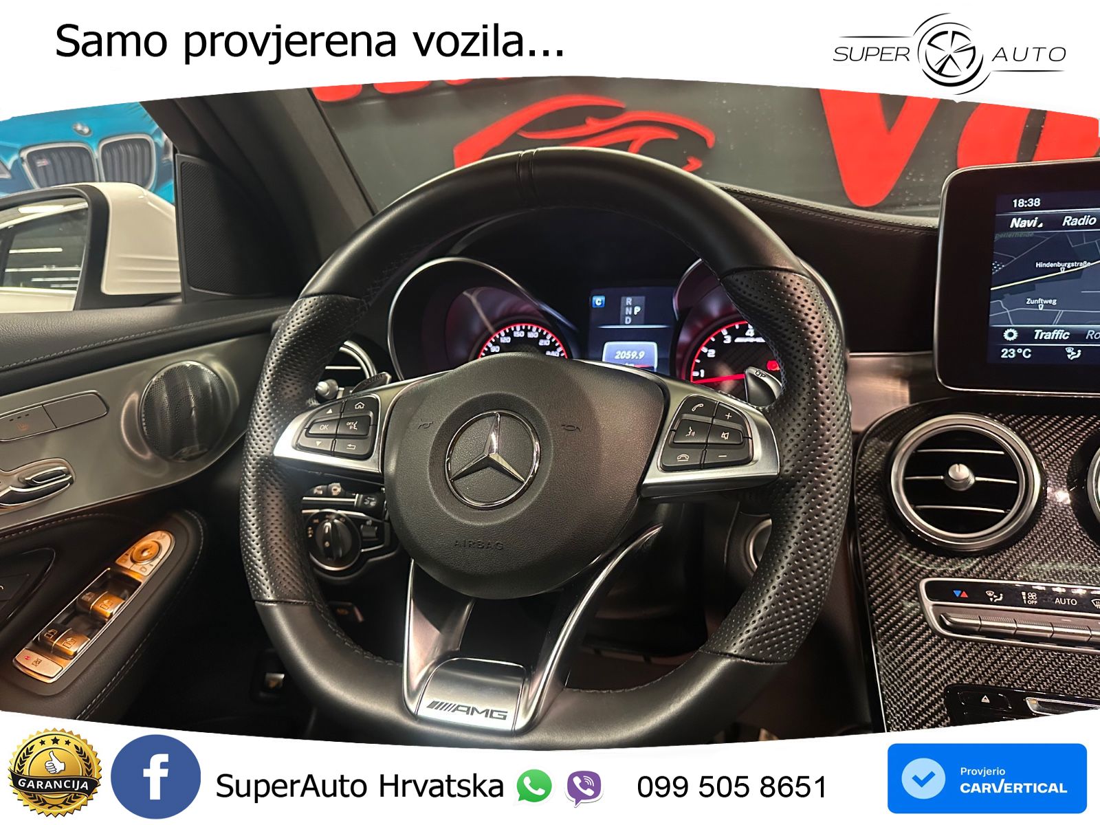 Mercedes GLC Coupe AMG 63 S V8 (510 KS) 4MATIC+ MCT LED+GR SJED+ACC