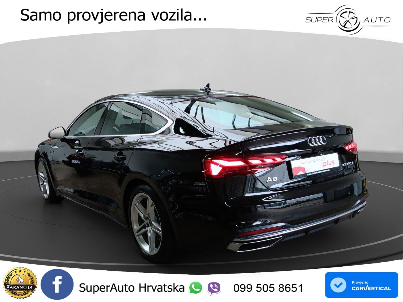 Audi A5 Sportback  40 TFSI (204 KS) S tronic advanced