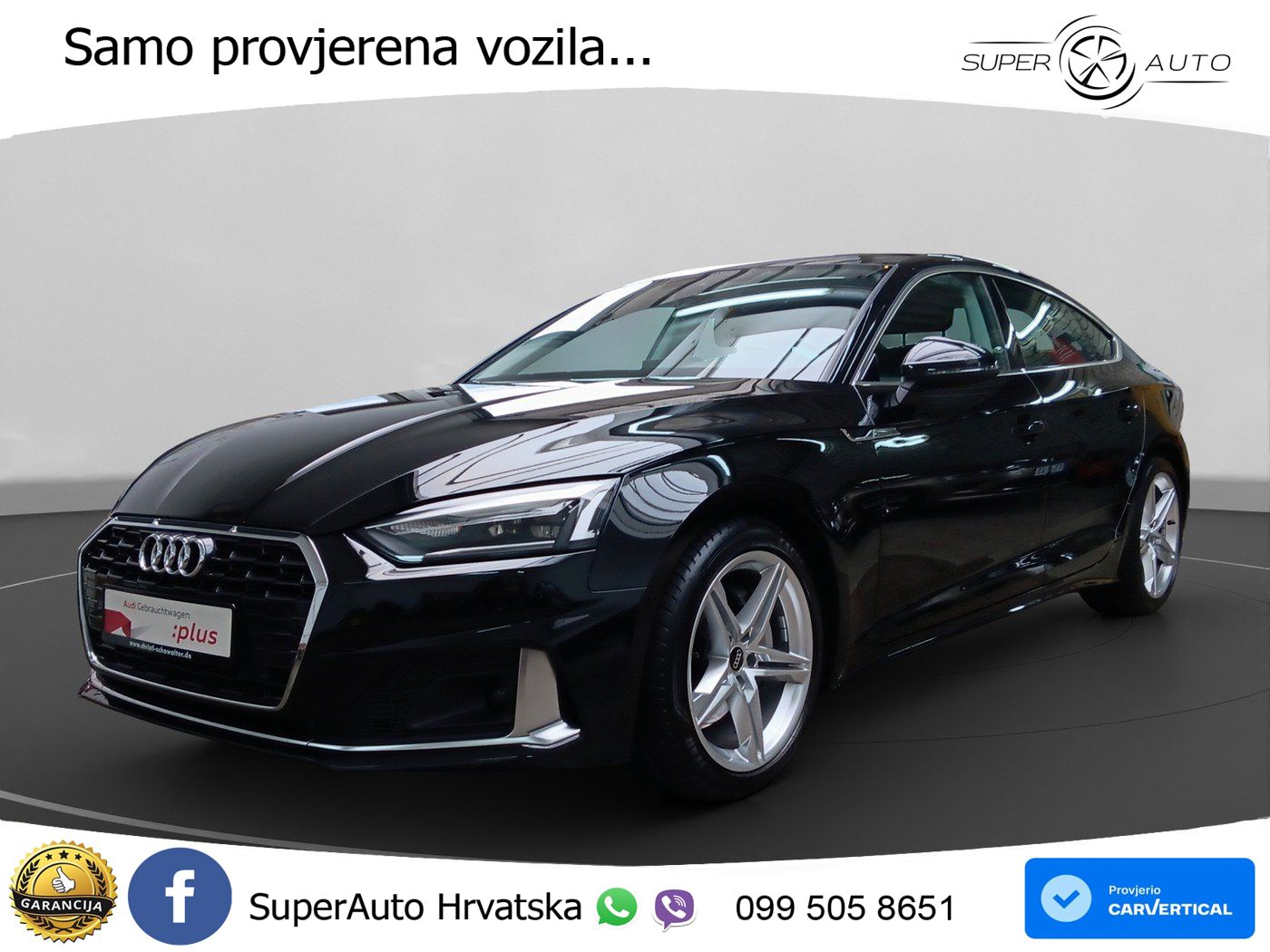 Audi A5 Sportback  40 TFSI (204 KS) S tronic advanced