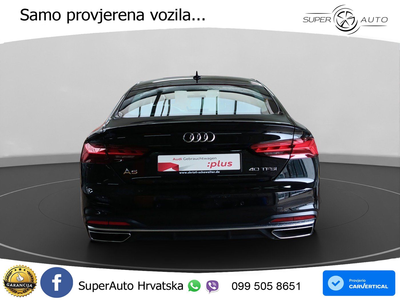 Audi A5 Sportback  40 TFSI (204 KS) S tronic advanced