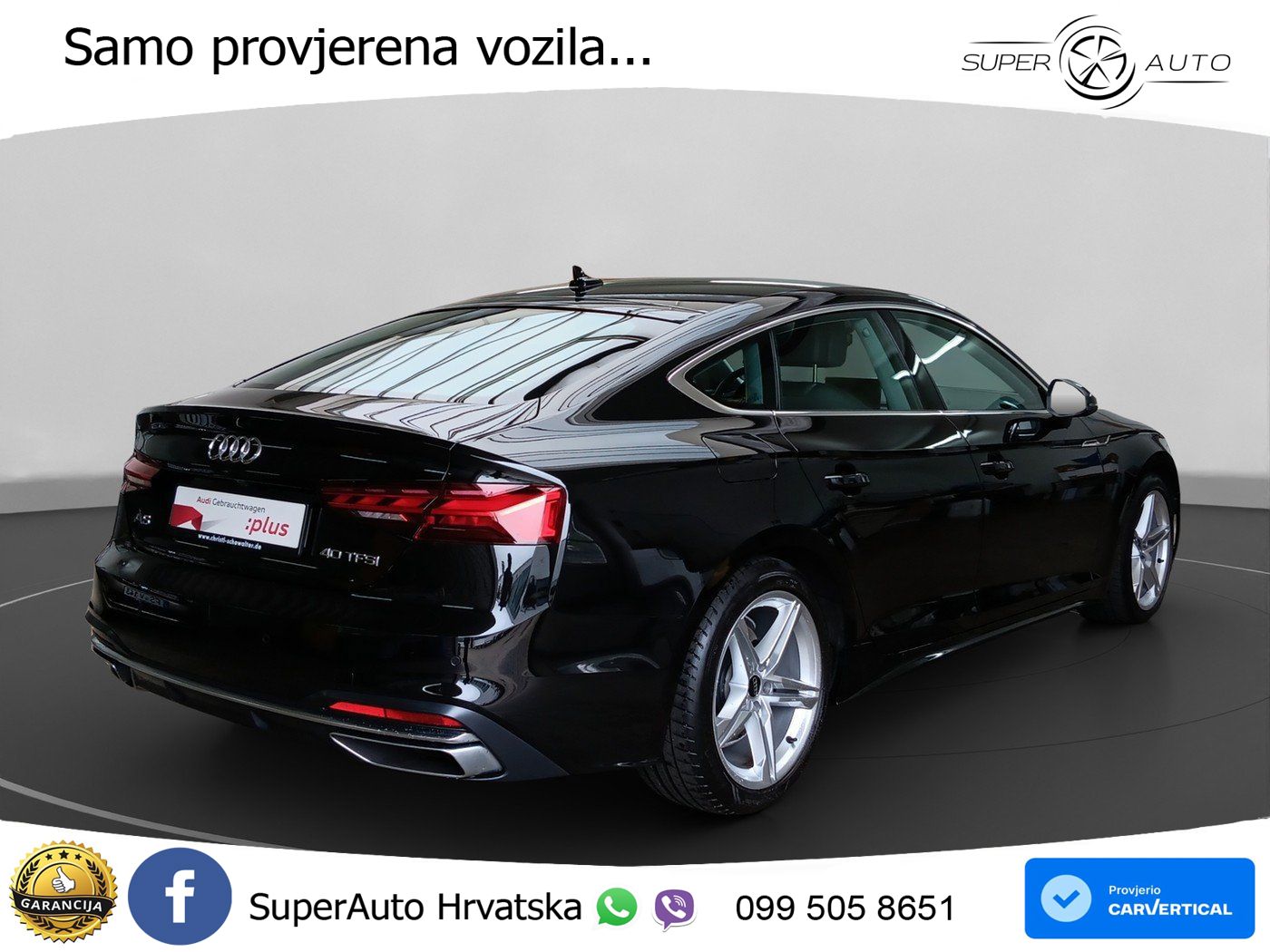 Audi A5 Sportback  40 TFSI (204 KS) S tronic advanced