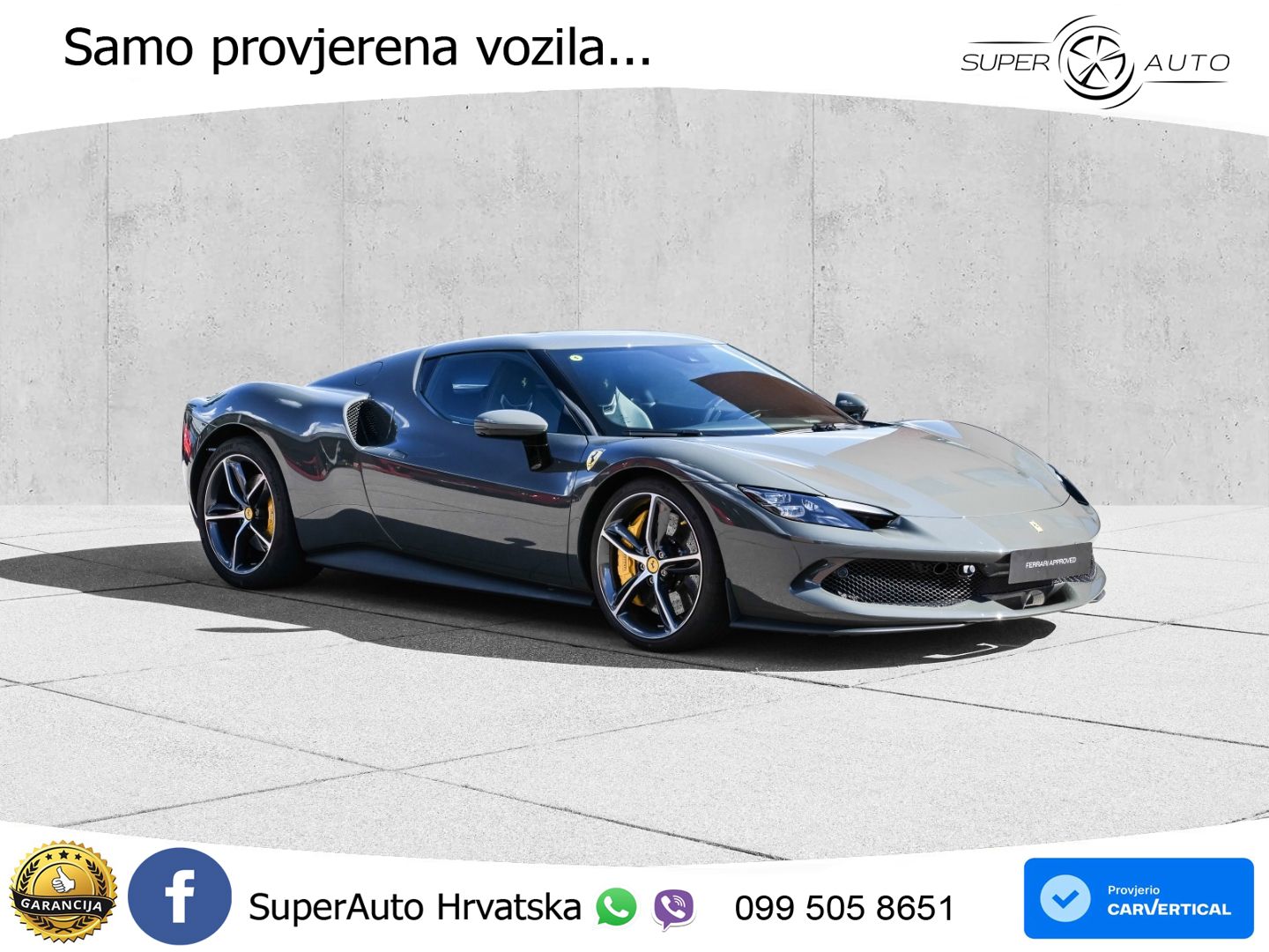 Ferrari 296 GTB 3.0 V6 (830 KS) F1 DCT