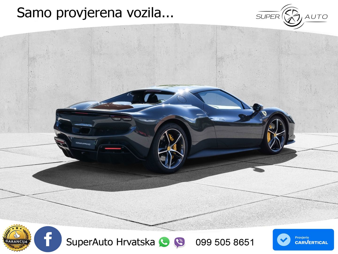 Ferrari 296 GTB 3.0 V6 (830 KS) F1 DCT