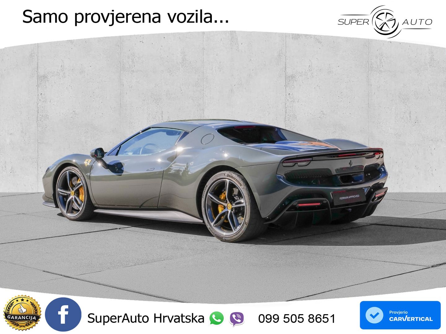 Ferrari 296 GTB 3.0 V6 (830 KS) F1 DCT