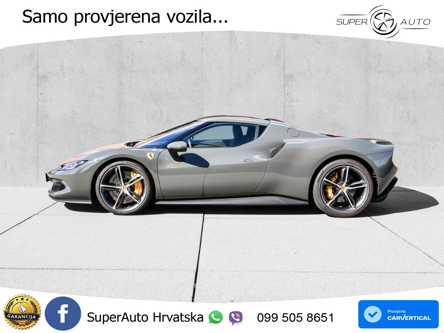 Ferrari 296 GTB 3.0 V6 (830 KS) F1 DCT