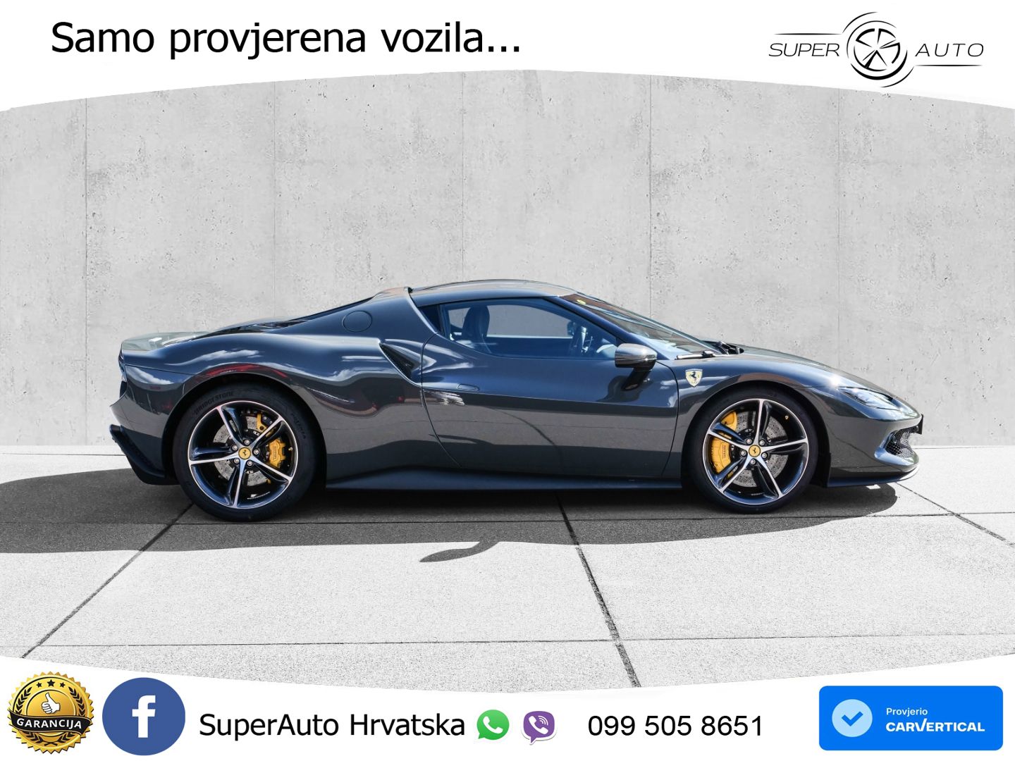 Ferrari 296 GTB 3.0 V6 (830 KS) F1 DCT